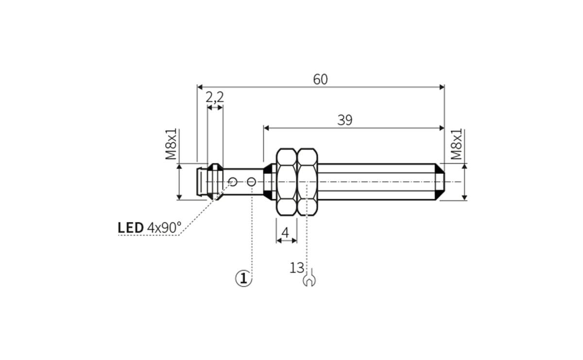 Kapazitiver Sensor M8 IP67 - AC006 - autosen