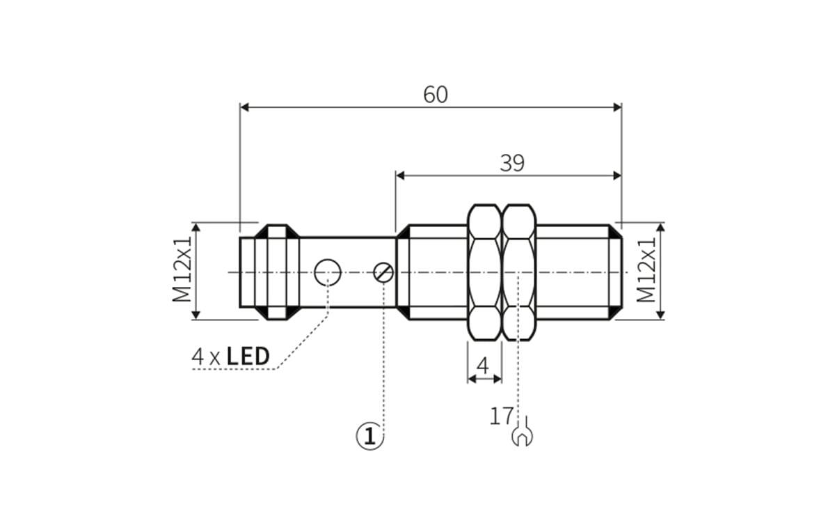 Kapazitiver Sensor M12 IP67 - AC007 - autosen