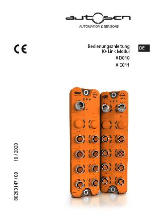 Universelles IO-Link Sensor-/ Aktor-Modul - AD010 - autosen