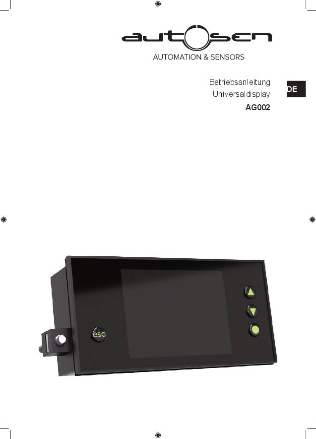 TFT-Display für Sensoren - AG002 - autosen