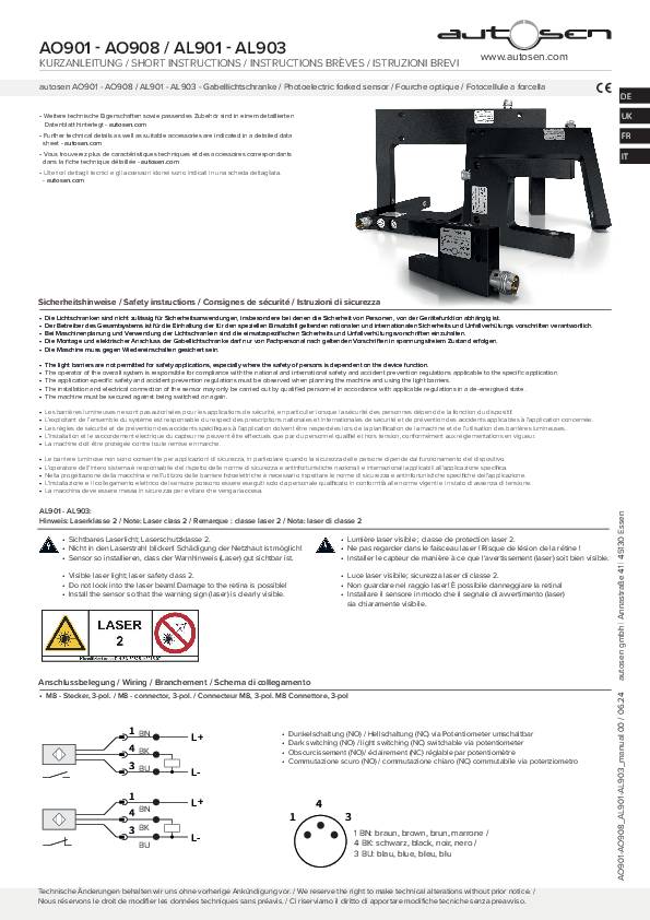 Gabellichtschranke 50 mm - AO902 - autosen