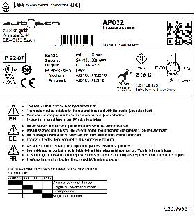 Druckschalter G1/4A (elektronisch) - AP032 - autosen