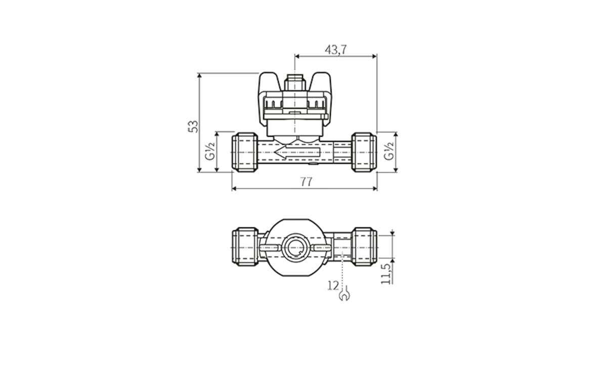 Vortex-Durchflussmesser G1/2A - AS006 - autosen