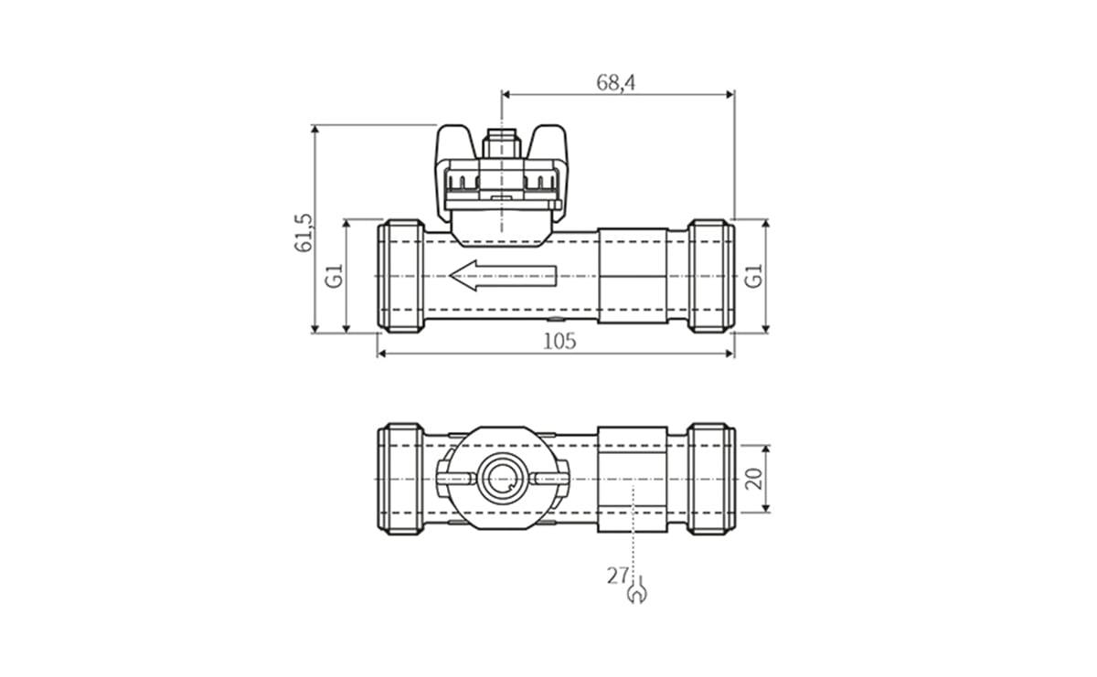 Vortex-Durchflussmesser G1A - AS009 - autosen