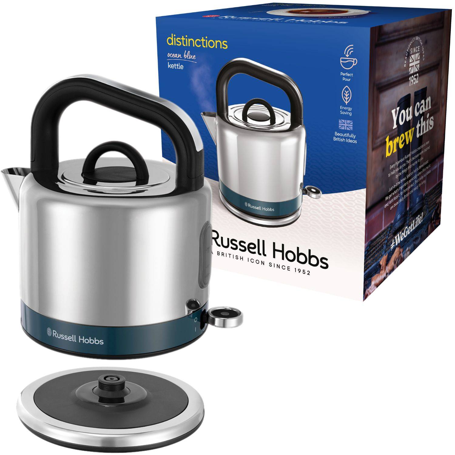 Distinctions Wasserkocher Ocean Blue