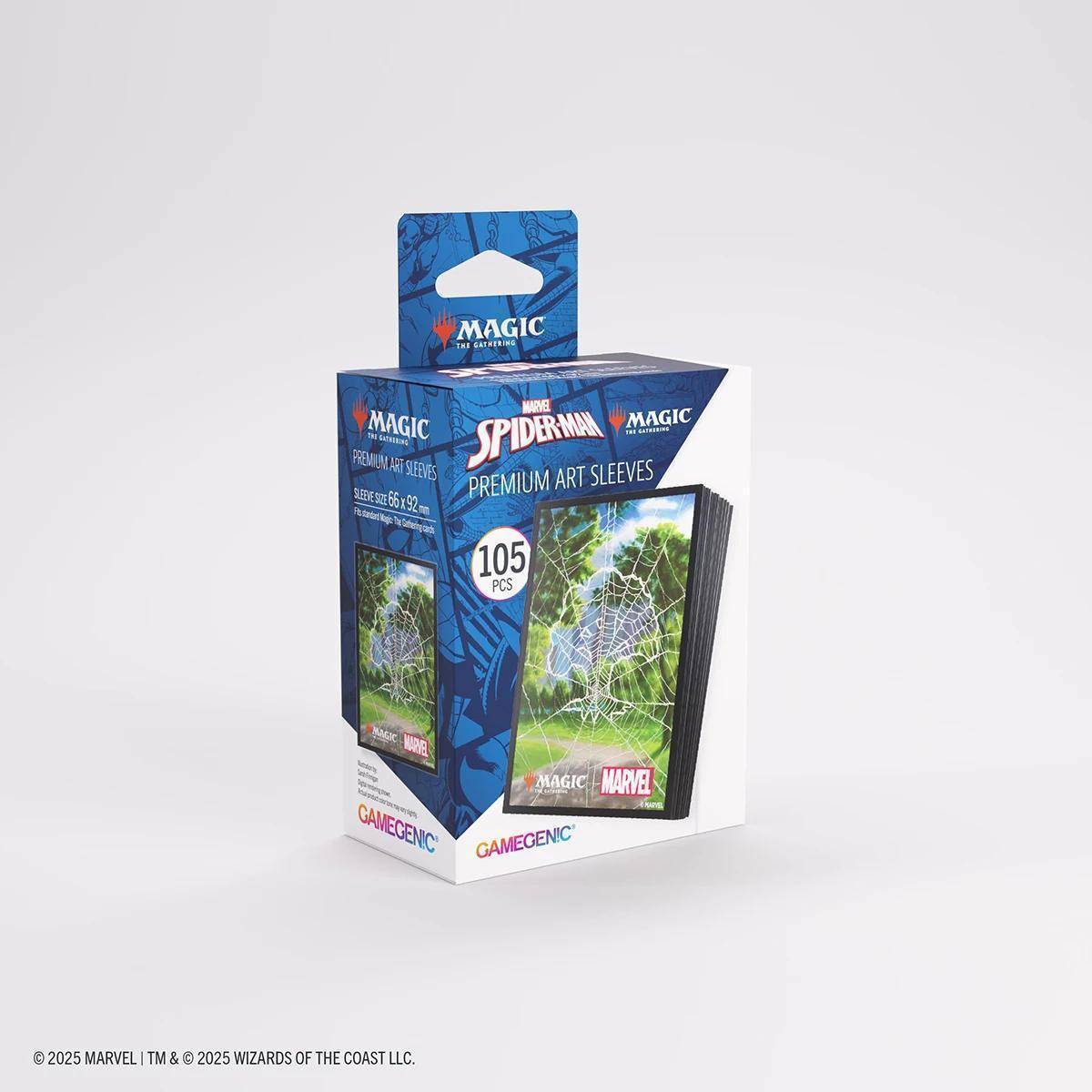Magic The Gathering Marvels Spider-Man Premium Art Sleeves - Spider-Man Forest (