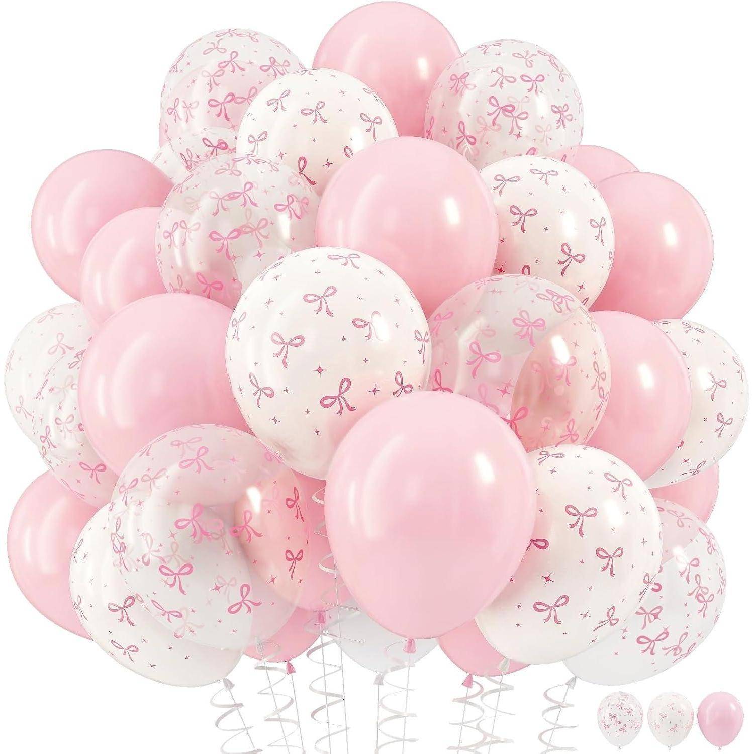 Lila Gold Luftballons 60 Stück Geburtstag Hochzeit Deko Mädchen