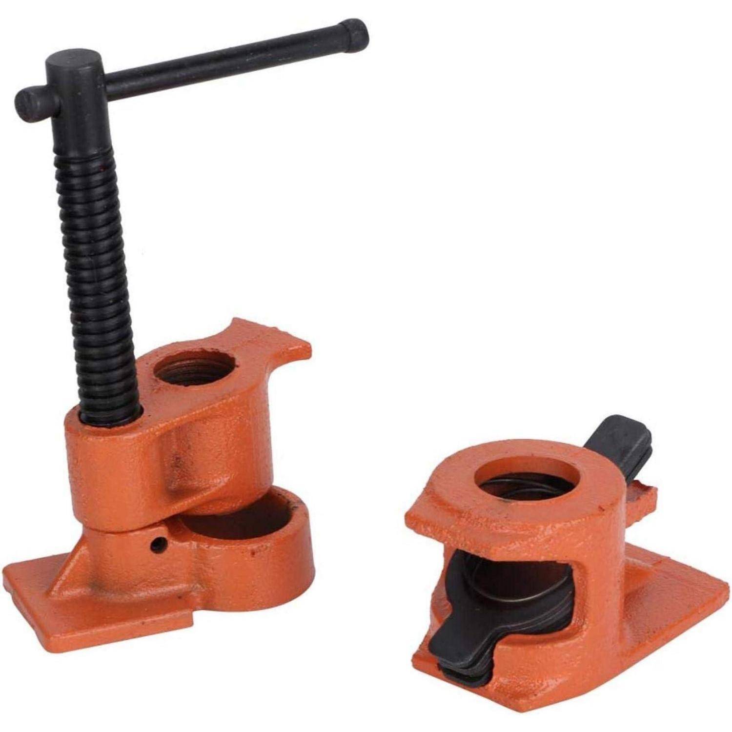 Rohrschraubzwingen Set Hülse Rohrschelle Holzrohre Clamps 1