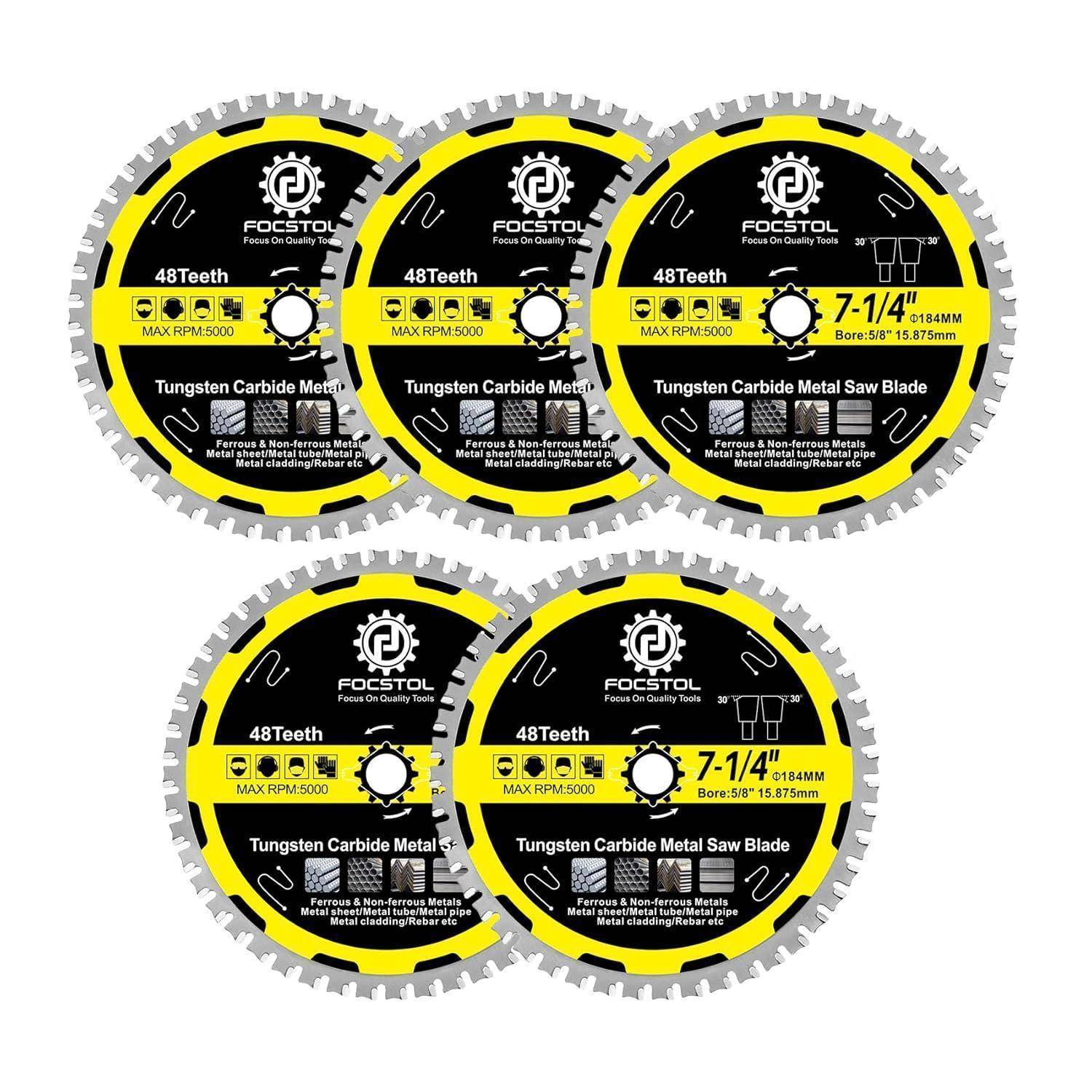Kreissägeblatt Metall 48 Zähne Stahl Edelstahl Stahlrohre 5 184mm