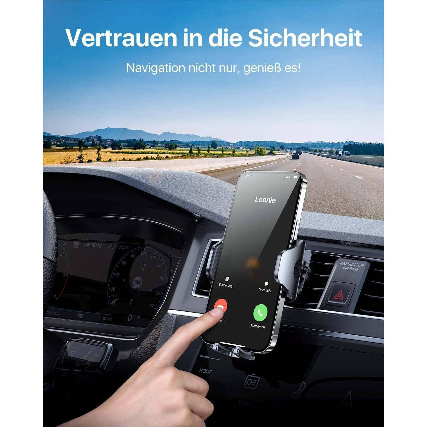 Handyhalterung Auto Lüftung 2024 Upgrade Kfz Halterung 360° Drehbar