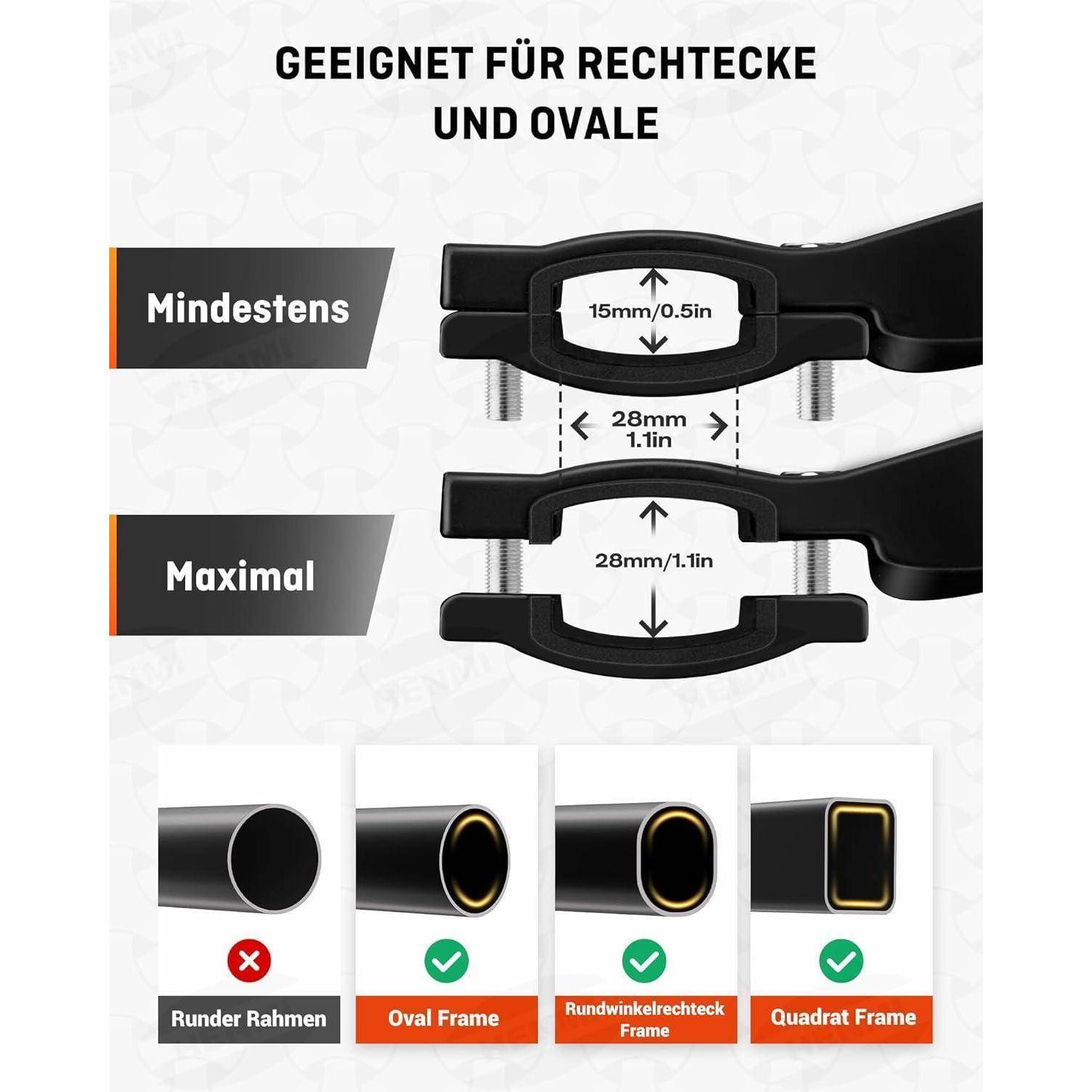 Fahrradständer 24-28 Zoll Höhenverstellbar Universal Seitenständer