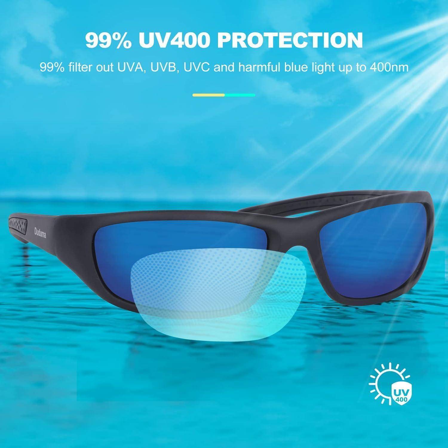 Polarisierte Sport Sonnenbrille Herren Damen - UV400 Fahrradbrille