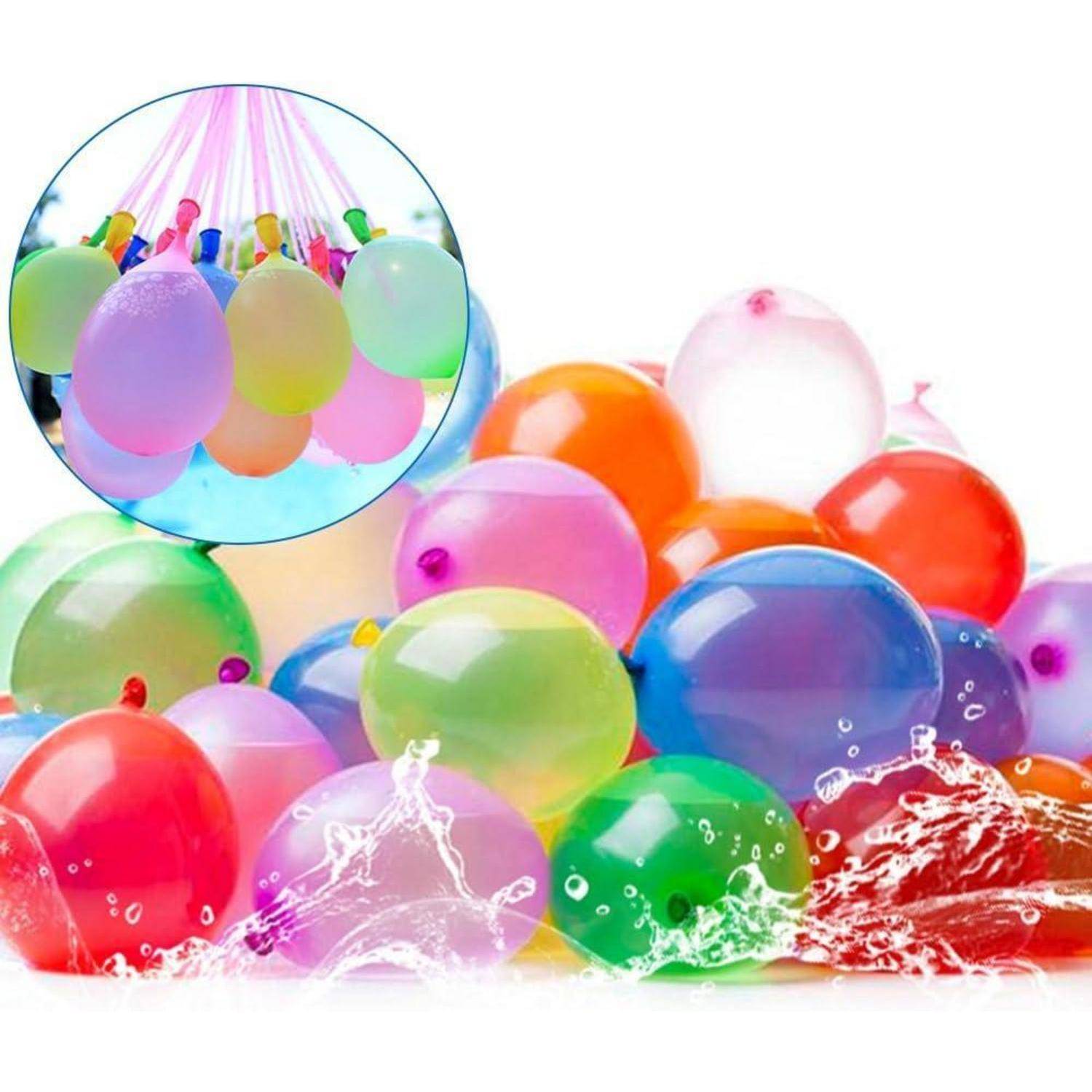 Wasserbomben Wasserballons Bunt Mix, 1000 Latex Wasserballons