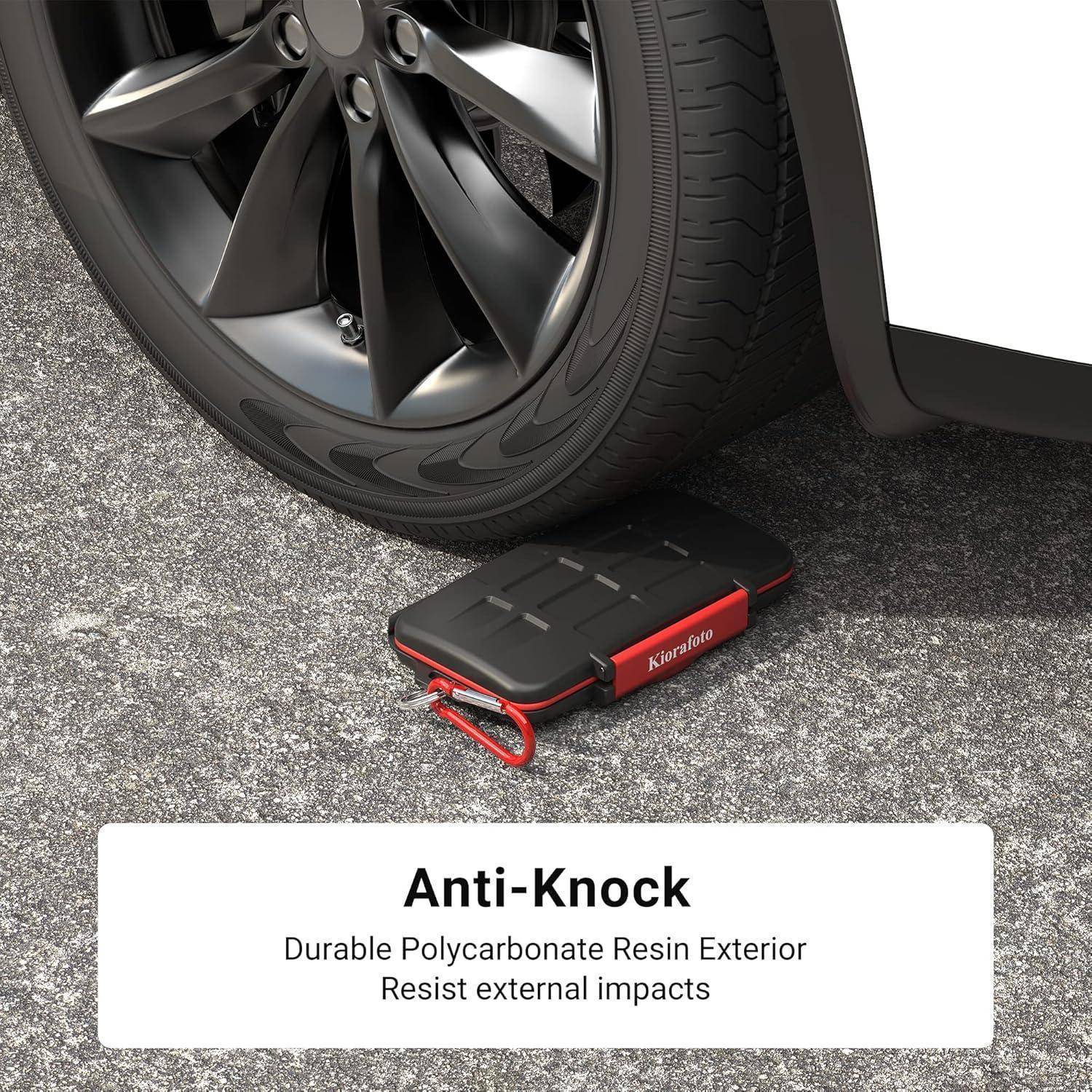 CF x 6 Speicherkarten Aufbewahrung Wasserfest Anti-Schock-Halter
