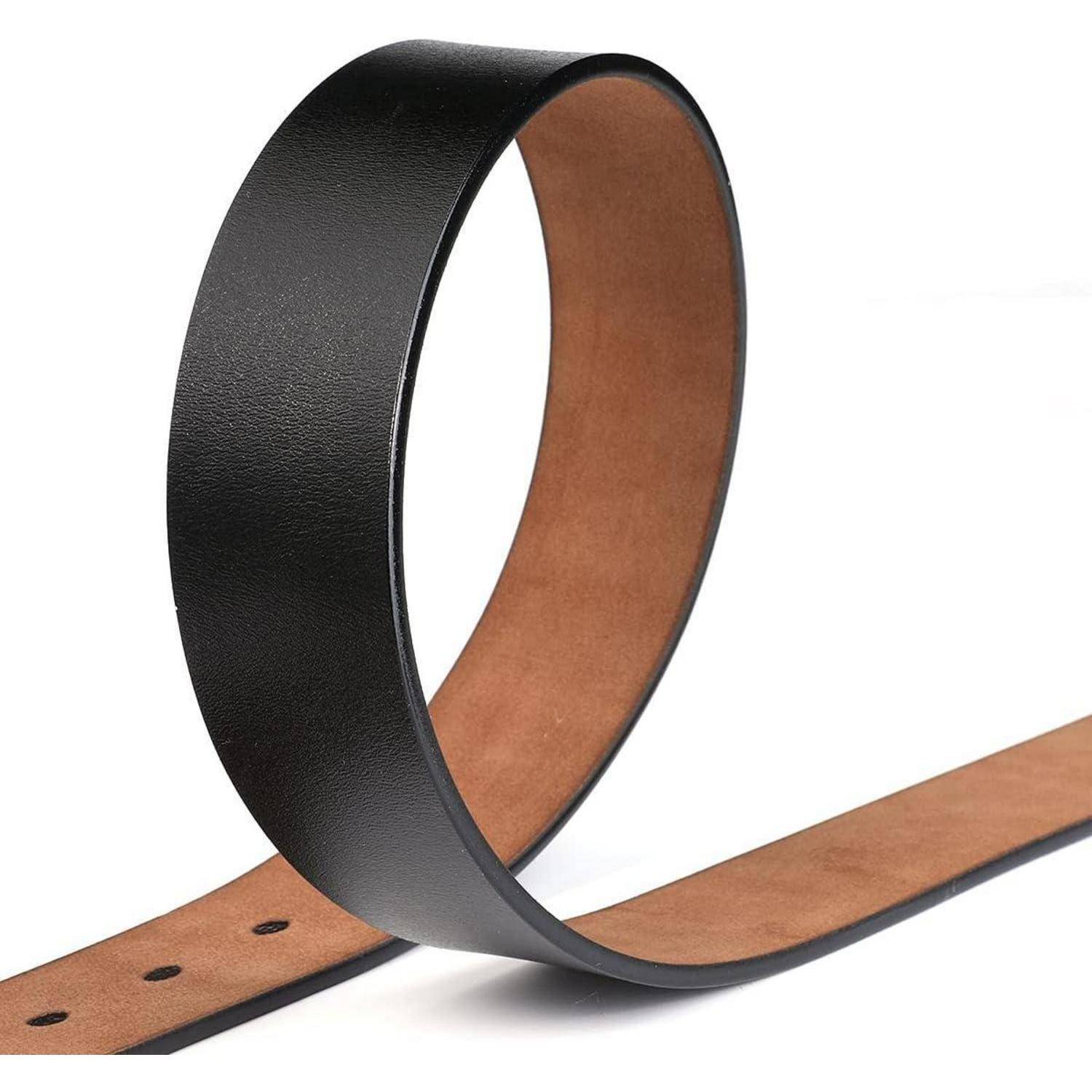 Ledergürtel Herren Schwarz Taille 38W-41W=Länge 120cm
