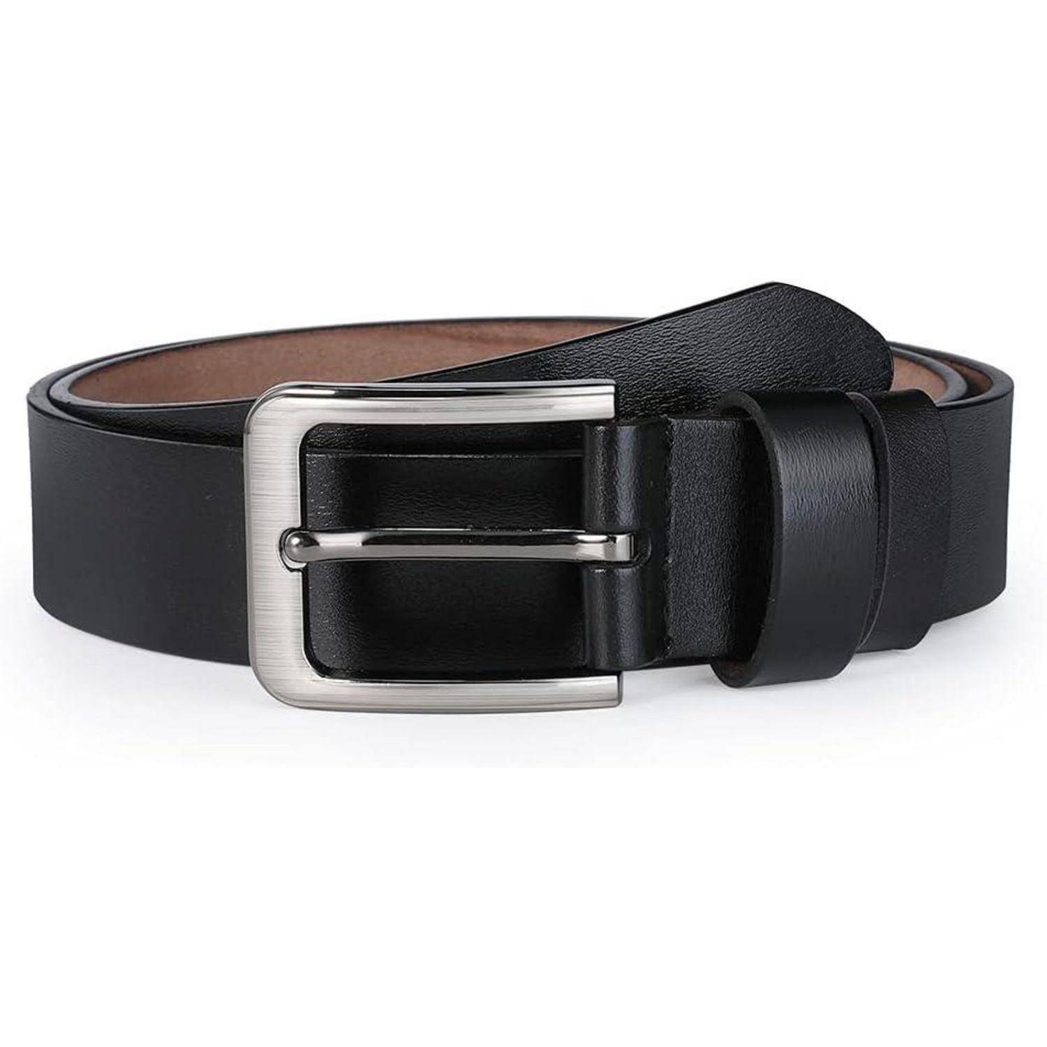 Ledergürtel Herren Schwarz Taille 38W-41W=Länge 120cm