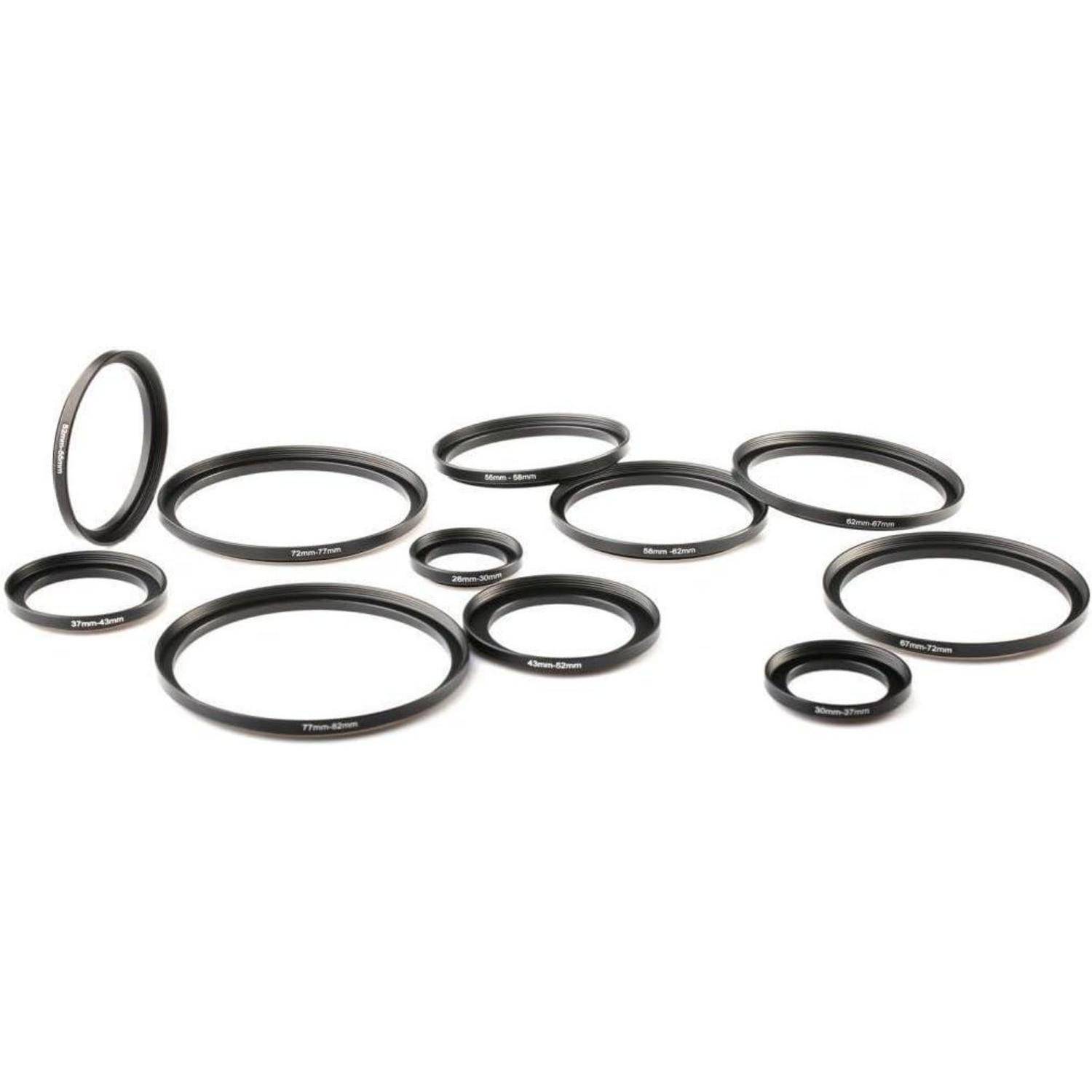 11-teiliges Step Up Ring Set für Canon Nikon Sony Sigma Tamron Kamera