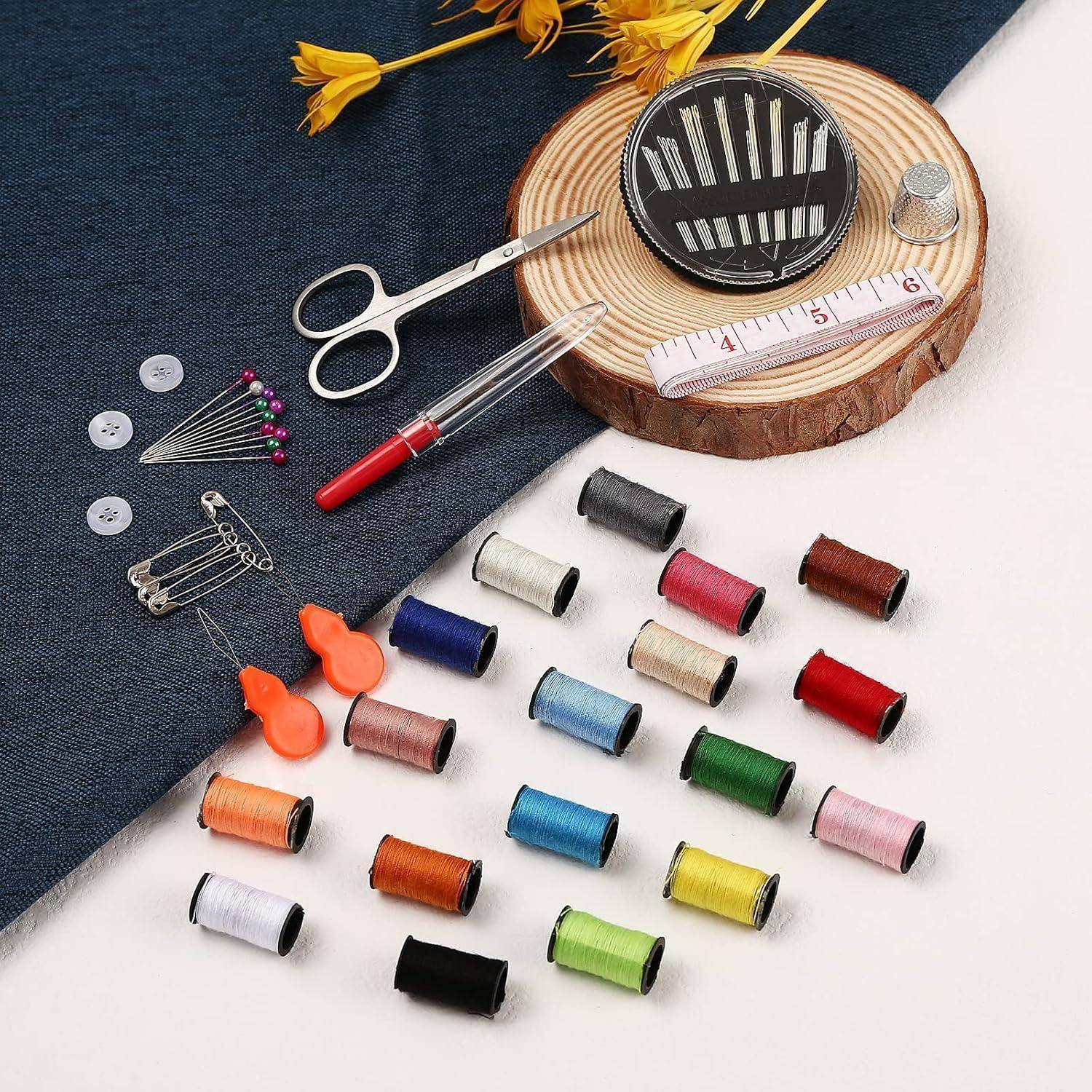 Reise-Nähset 70-teilig Premium Mini-Nähzubehör Reparatur Notfall