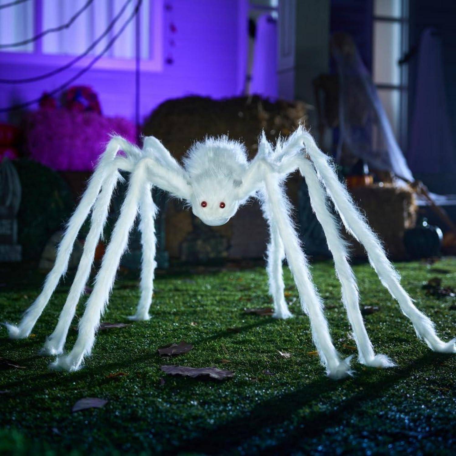 150cm Weiße Riesenspinne Halloween Outdoor Dekoration