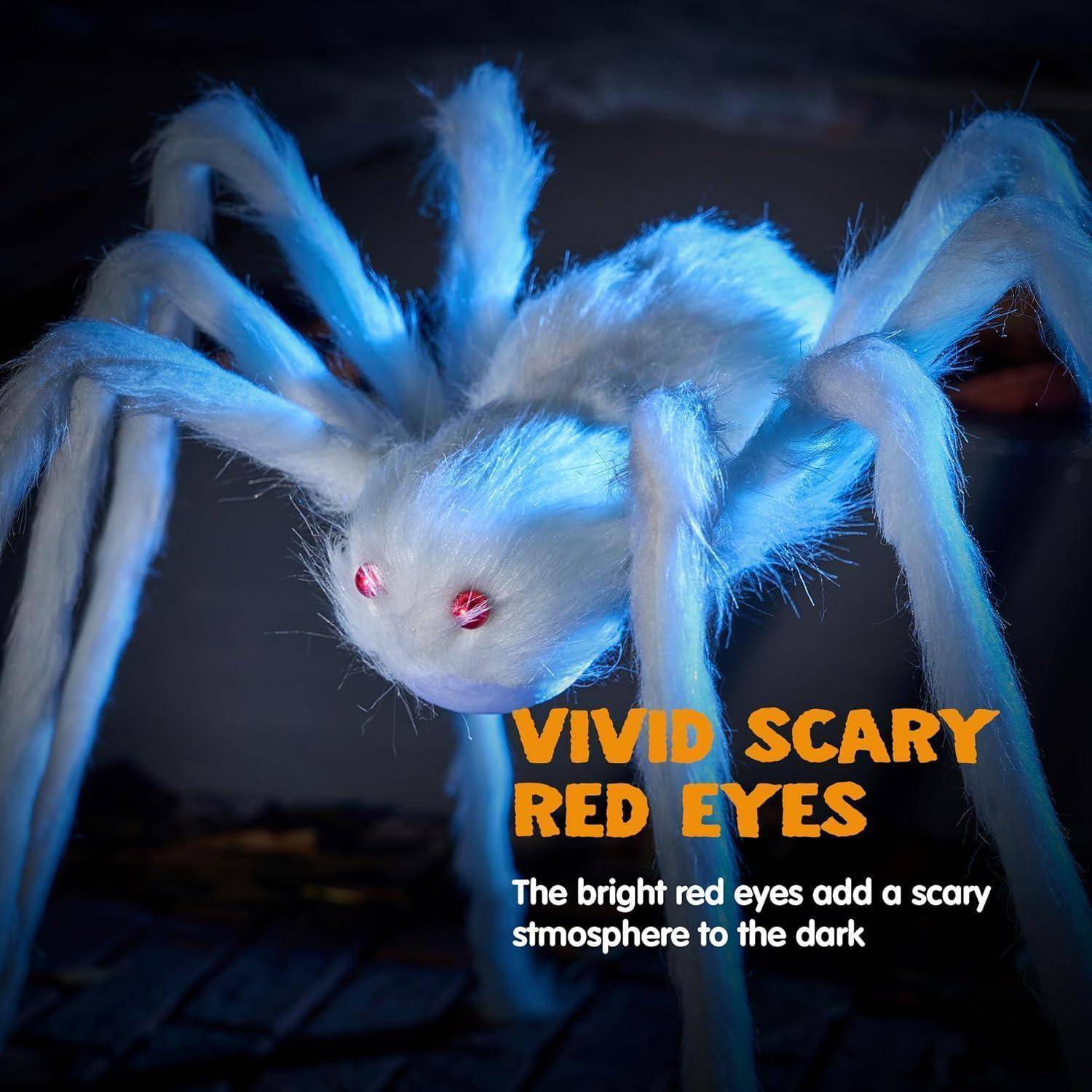150cm Weiße Riesenspinne Halloween Outdoor Dekoration