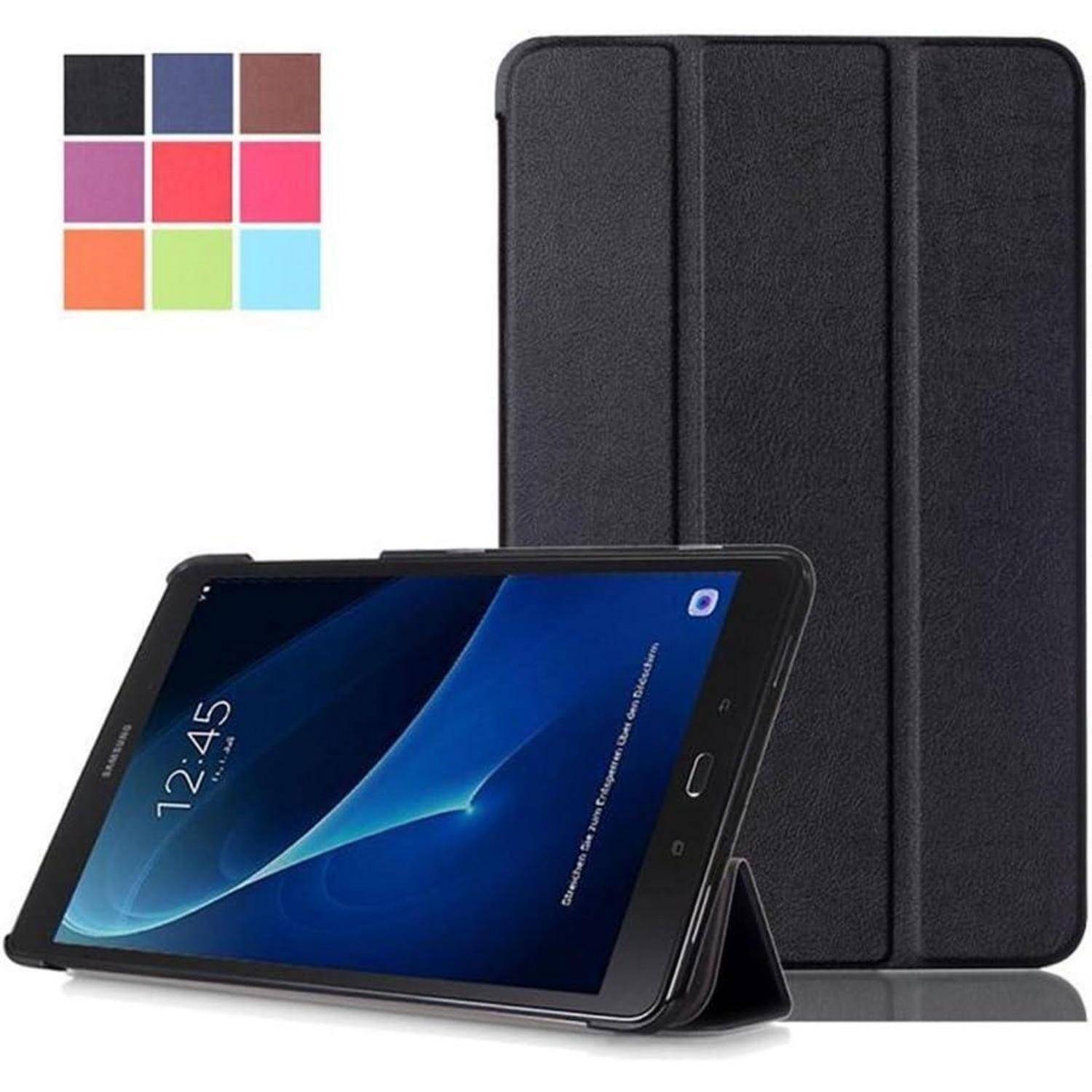 Galaxy Tab A6 Hülle 10.1 Slim PU Leder Schwarz Standfunktion
