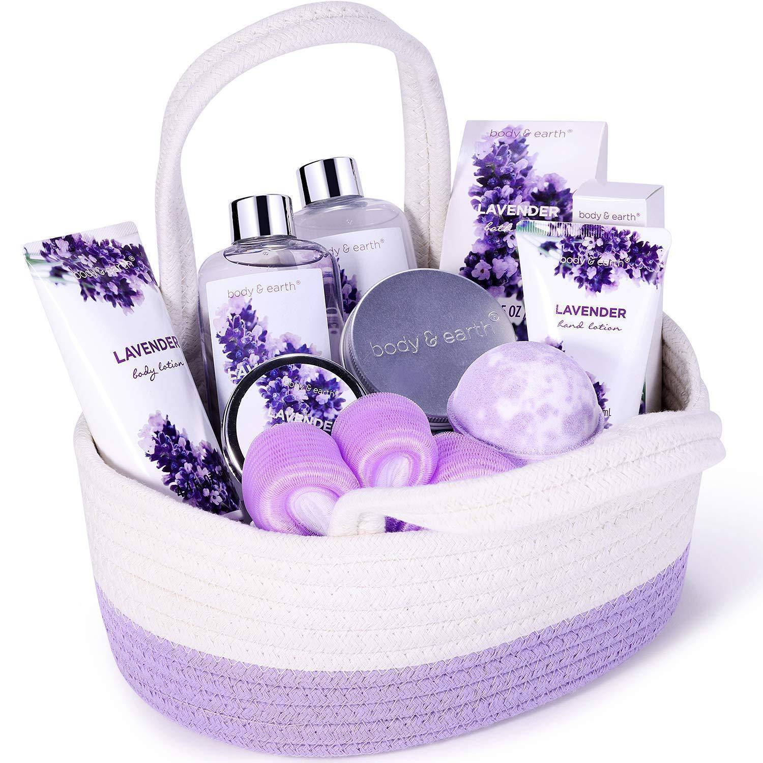 11 tlg. Lavendel Geschenkset für Frauen, Wellness & Spa