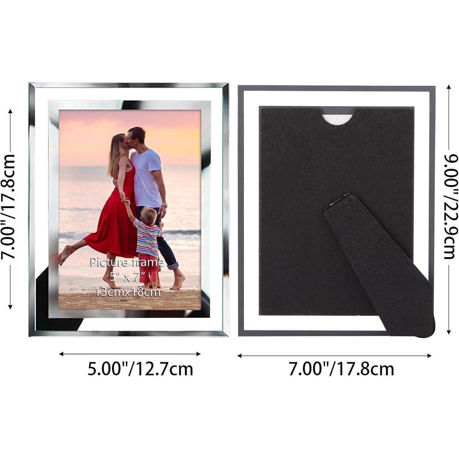 Bilderrahmen 13x18 Glas Hochzeit Fotorahmen 2er Set