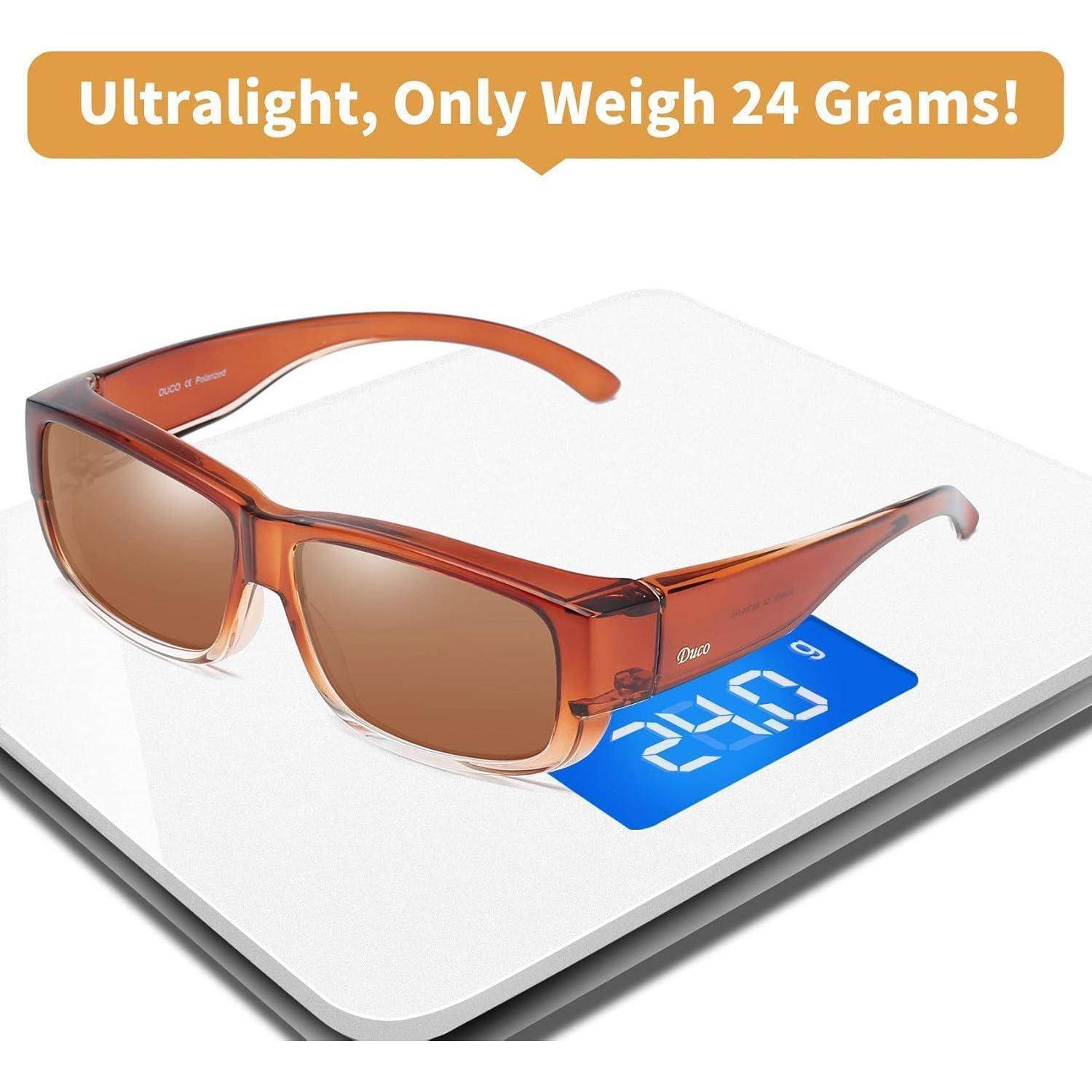 Polarisierte Sonnenbrille UV400 Schutz TR90 Rahmen für Brillenträger