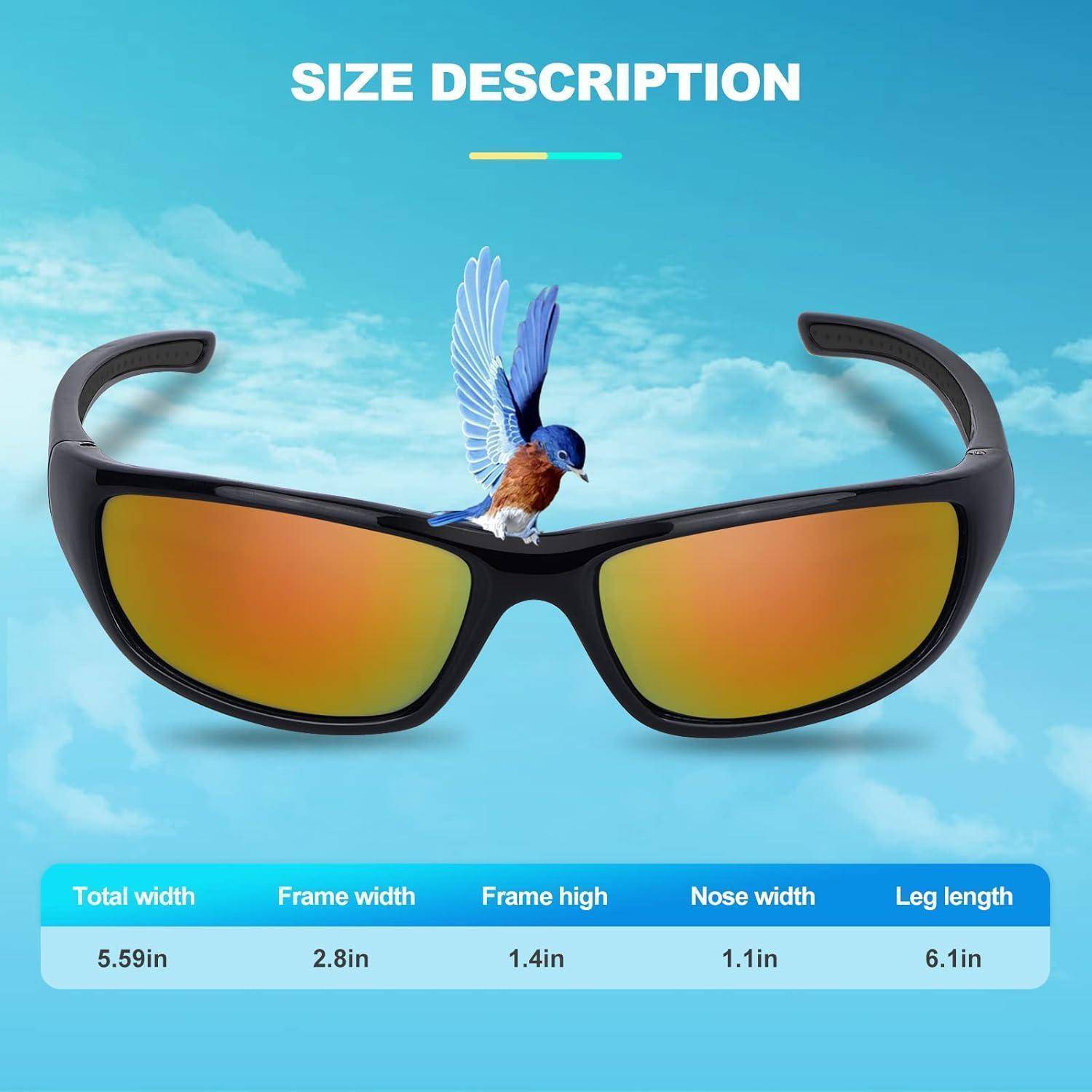 Polarisierte Sportsonnenbrille Herren UV400 Schutz Brillen Angeln