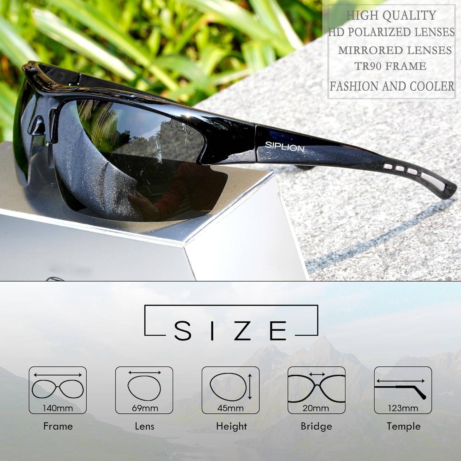 Herren Sonnenbrille UV400 Polarisiert Superleicht CAT 3 CE