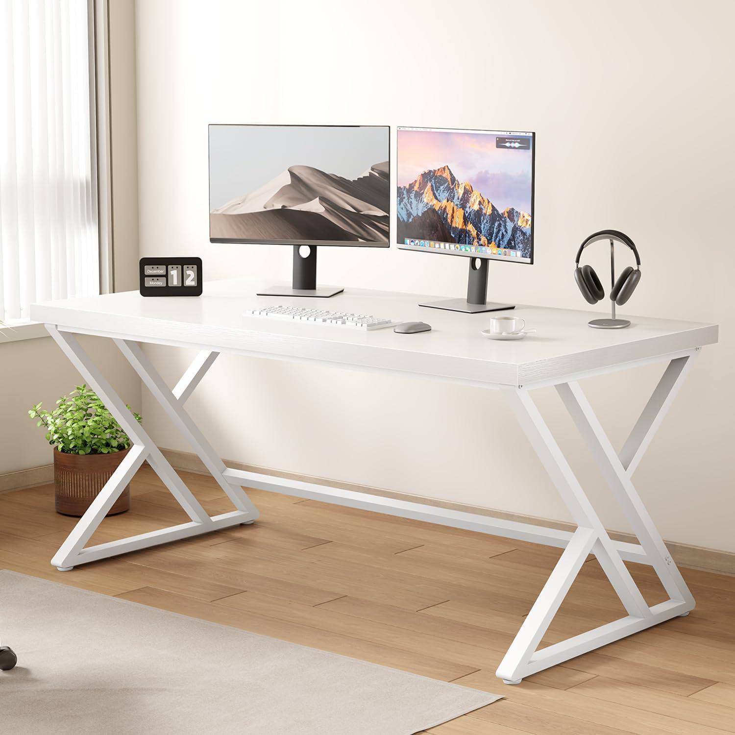 Computertisch Industrie Design Studiertisch 140x60x75.5 cm