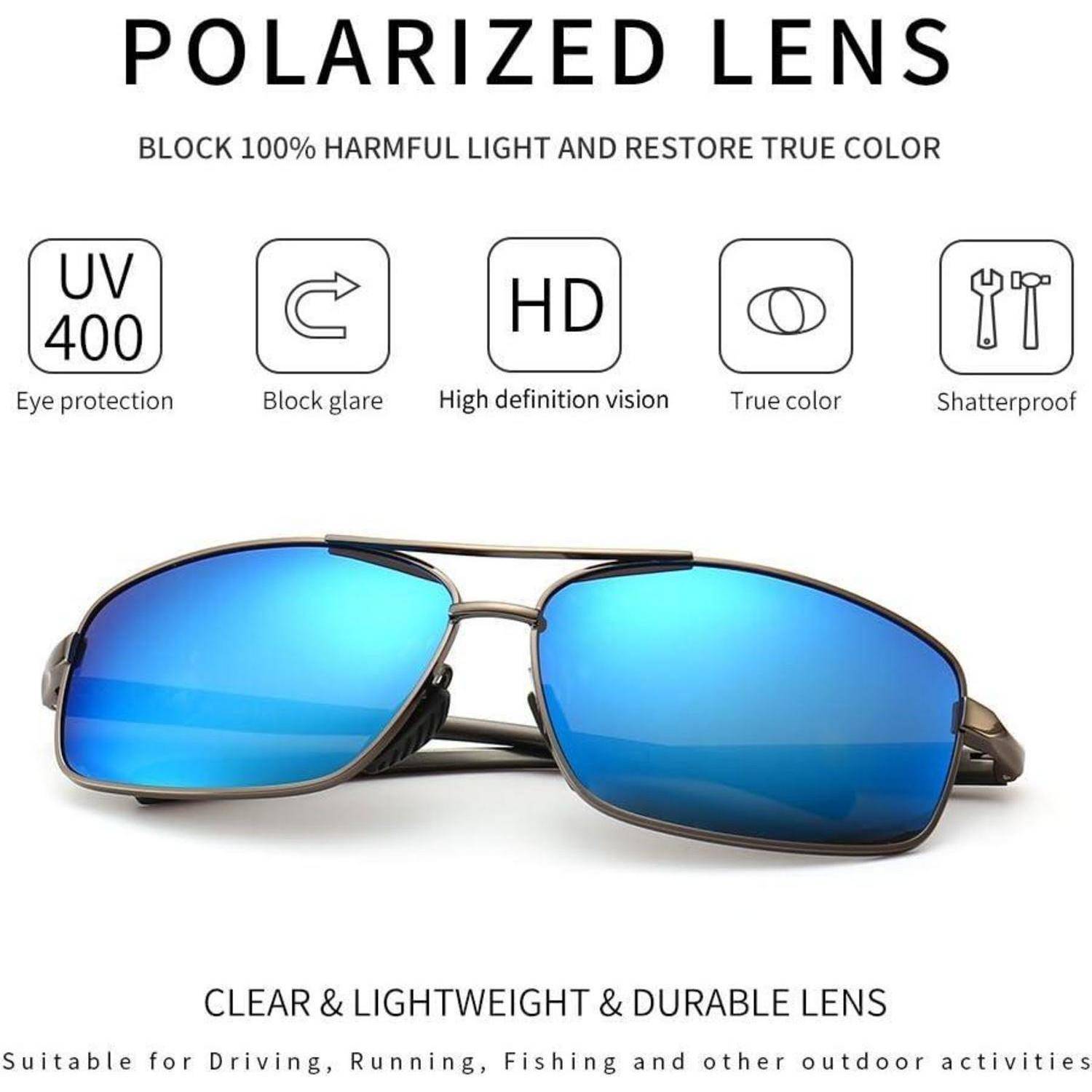 Ultraleichte Polarisierte Herren Sonnenbrille UV400 Schutz CAT 3