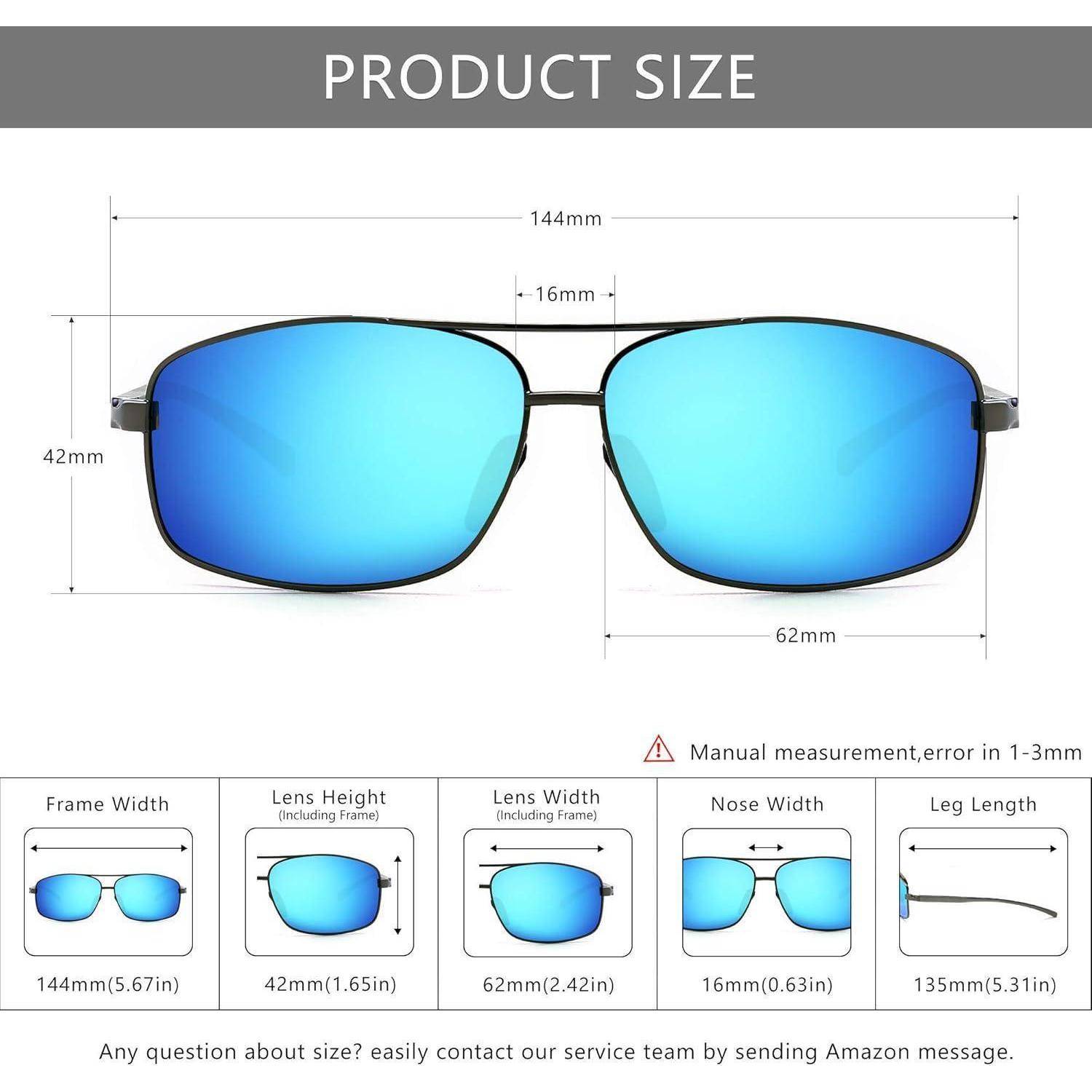 Ultraleichte Polarisierte Herren Sonnenbrille UV400 Schutz CAT 3