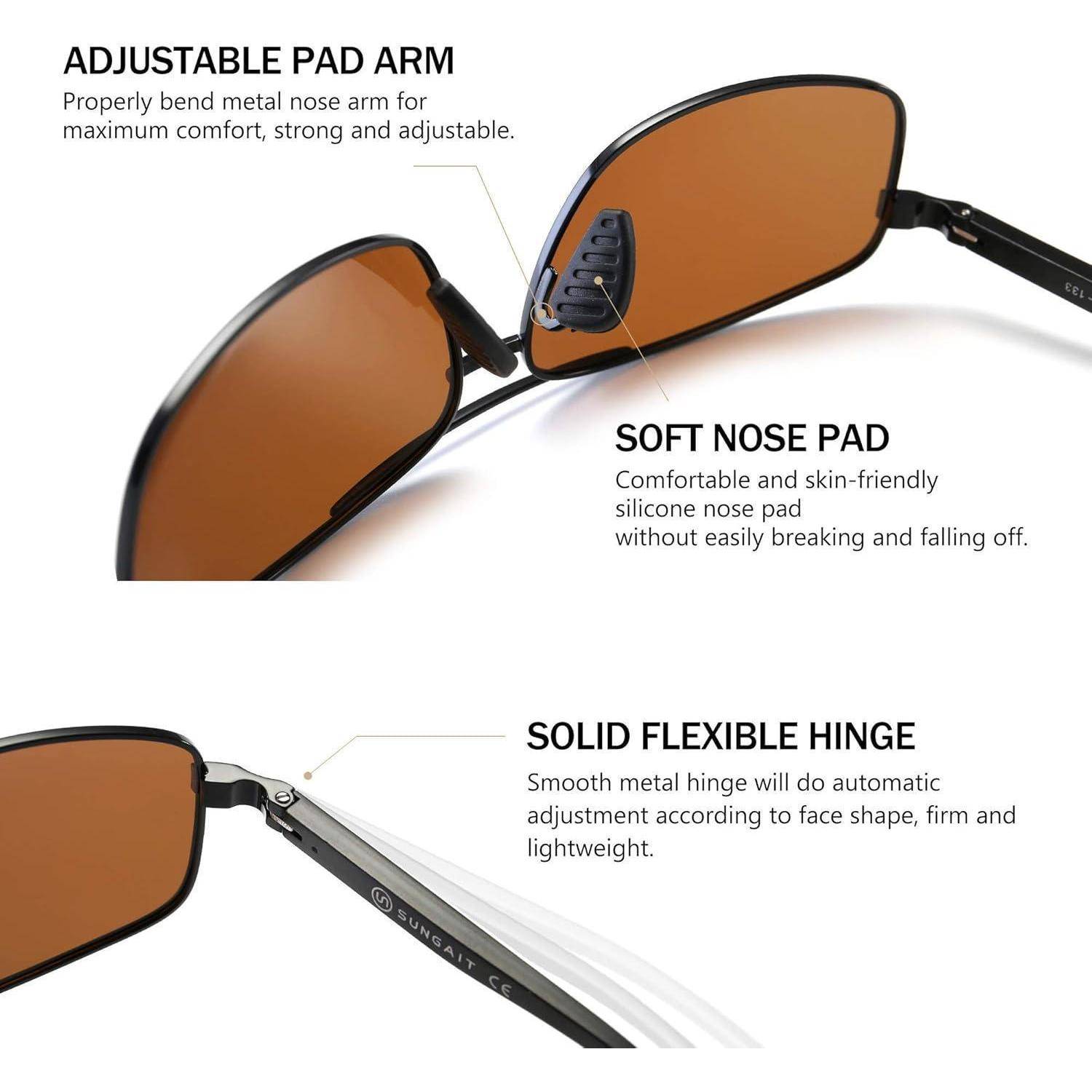 Ultraleichte Polarisierte Herren Sonnenbrille - UV400 Schutz
