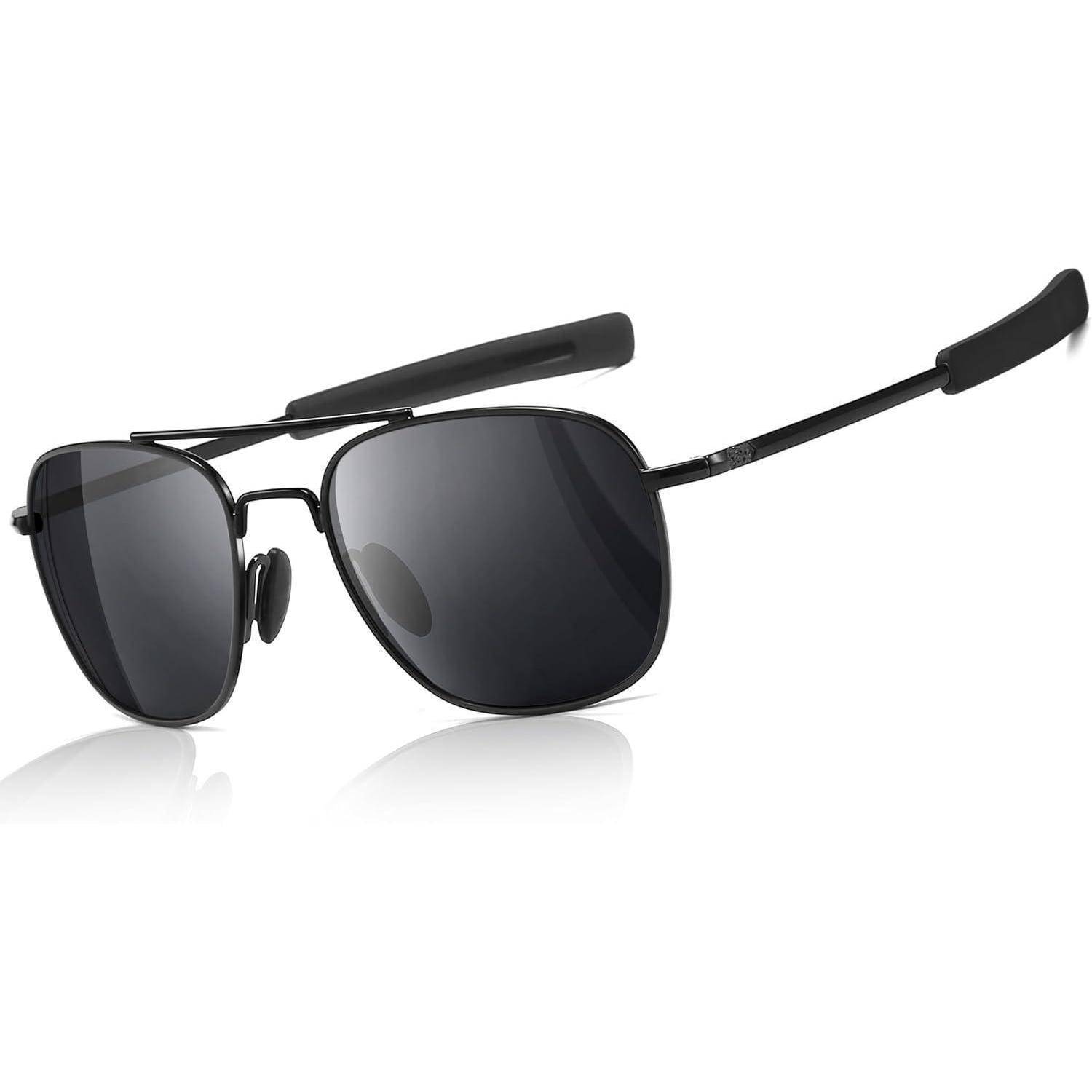 Herren Polarisierte Piloten Sonnenbrille Militär Style