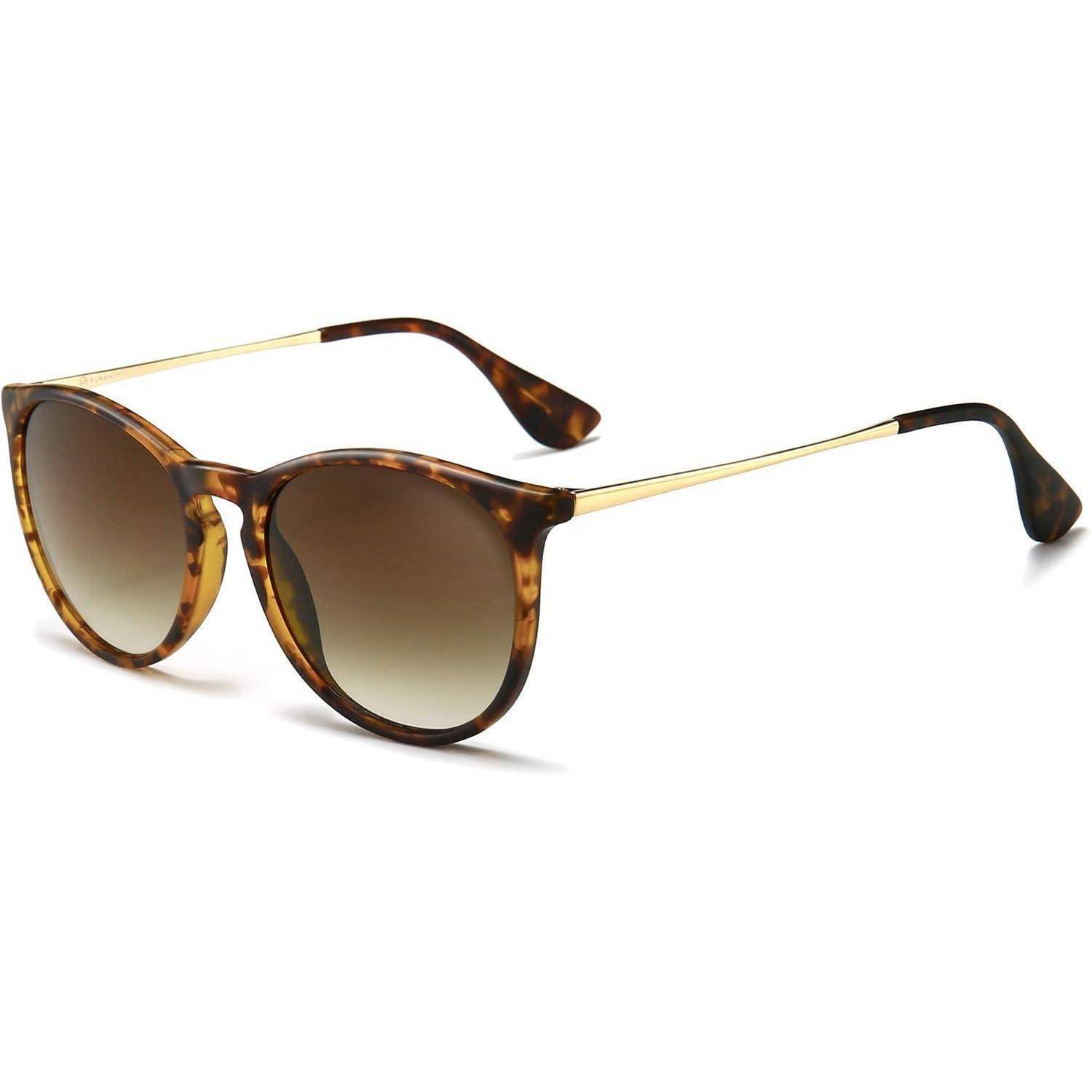 Damen Sonnenbrille Vintage Polarisiert Retro Design UV400 Schutz