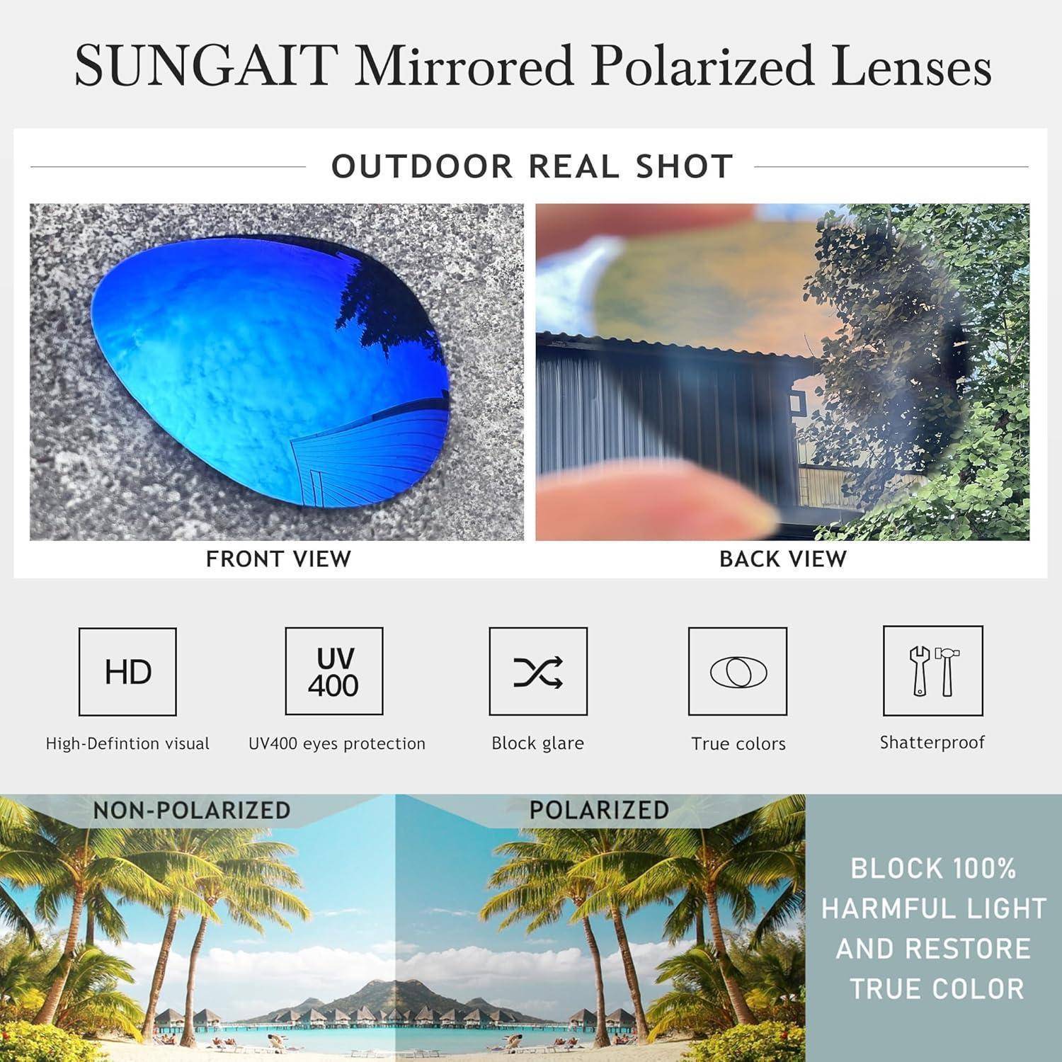 Übergroße Pilotenform Sonnenbrille für Frauen polarisierte Linse
