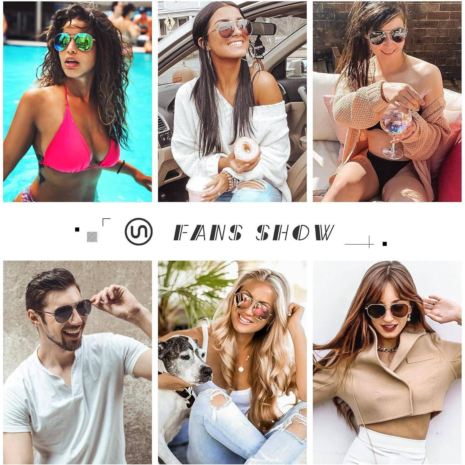 Übergroße Polarisierte Sonnenbrille für Frauen Leichte Mode
