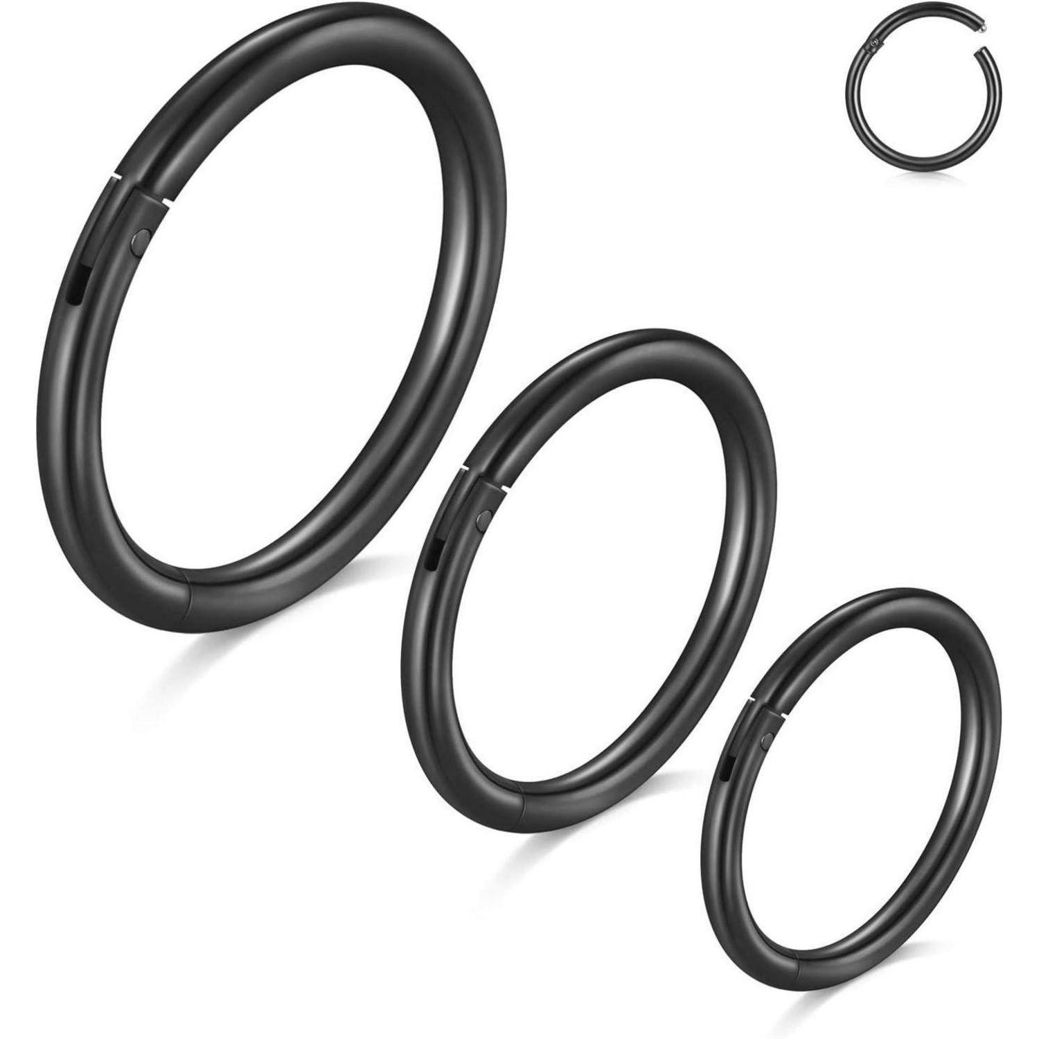 Nasenpiercing Ring Chirurgenstahl Segmentring Clicker Septum Piercing