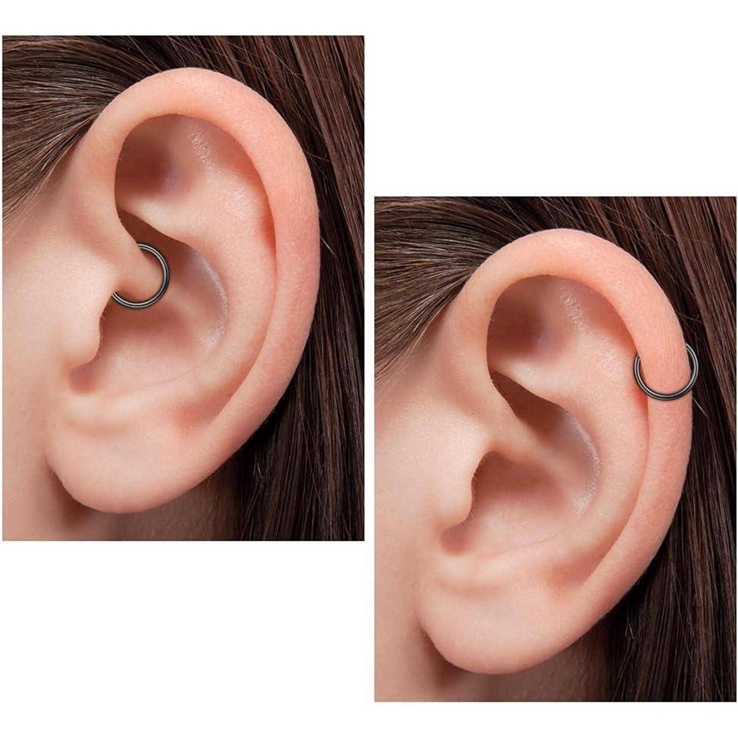 Nasenpiercing Ring Chirurgenstahl Segmentring Clicker Septum Piercing