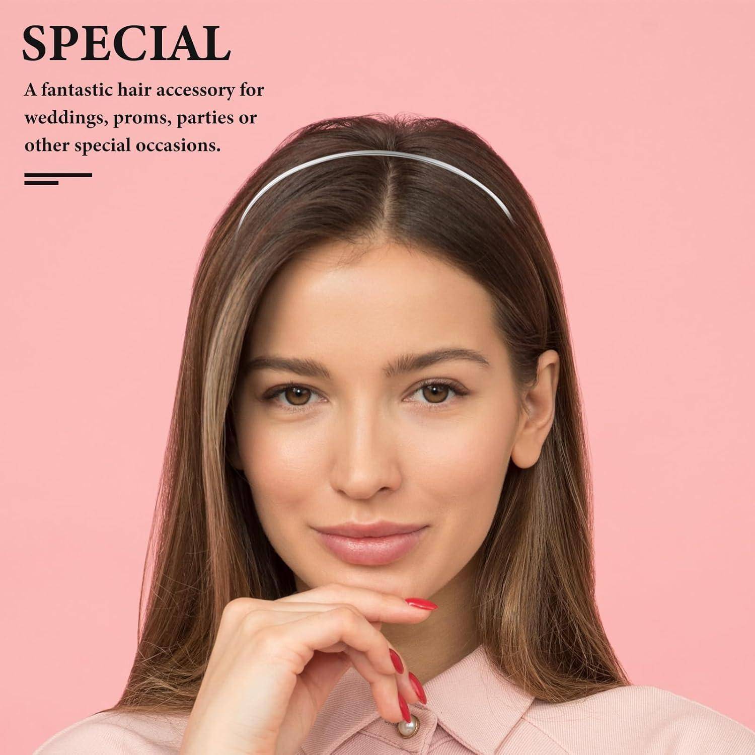 Stirnbänder Metall Haarband Haarreif DIY Zubehör Haar Hoop 3mm 10