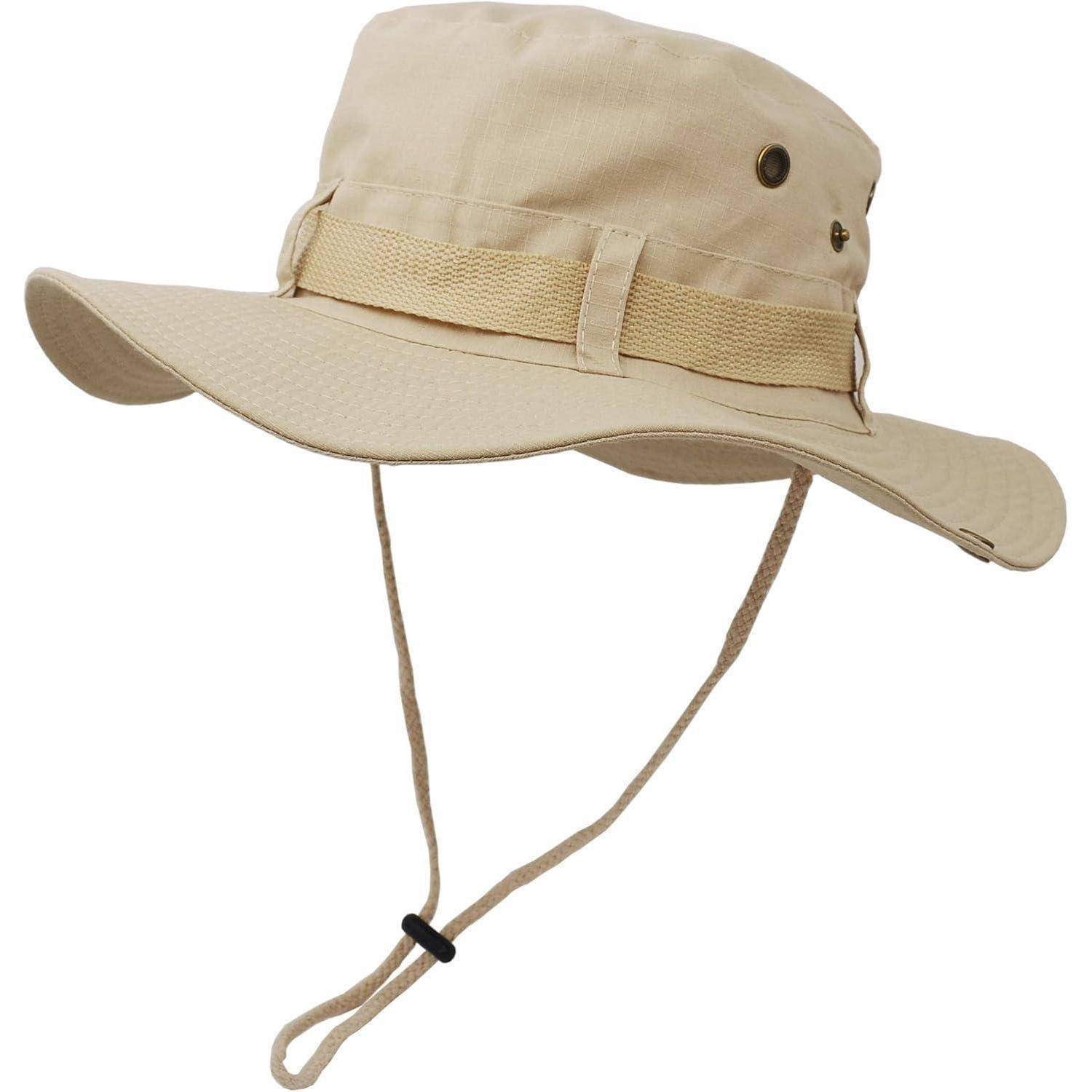 Sonnenhut Buschhut Krempe Herren Damen Angeln Jagd Camping M Khaki