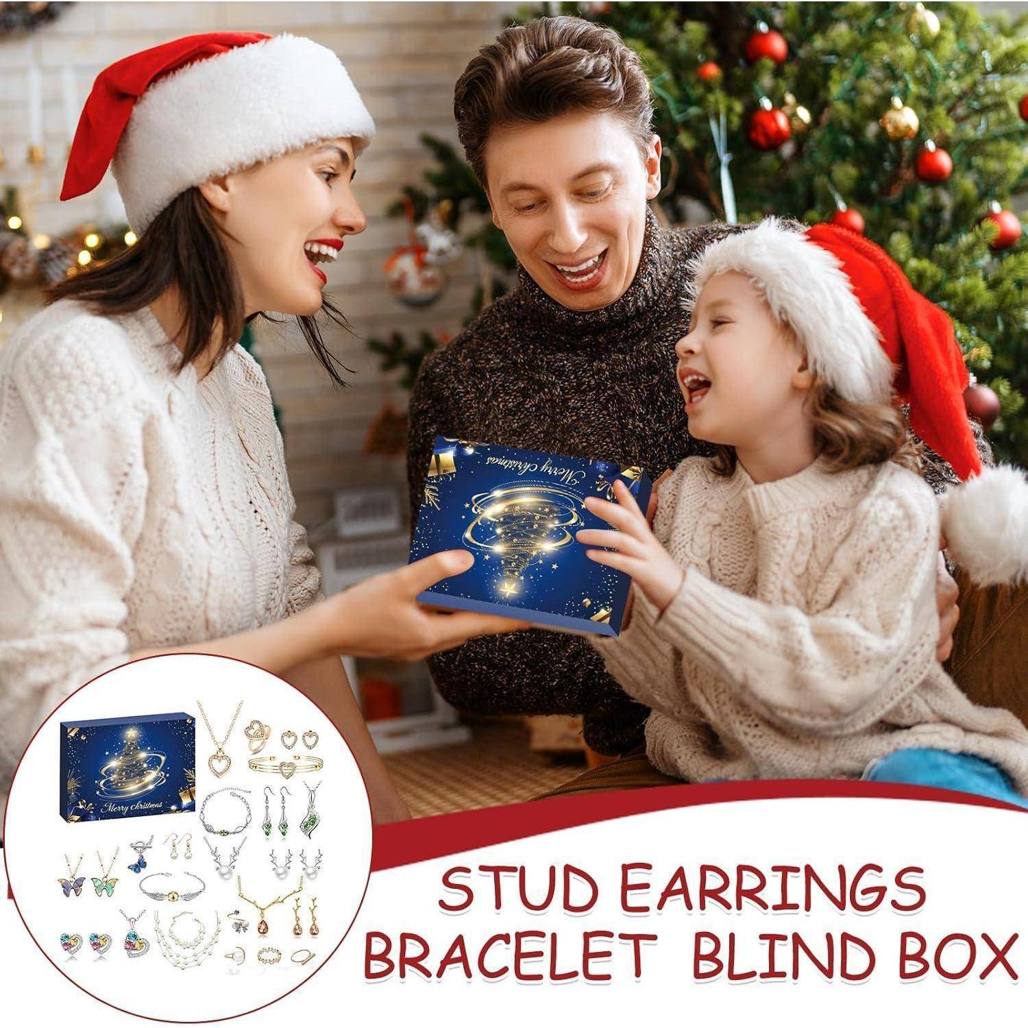 Schmuck Adventskalender DIY Armbänder Halsketten Ohrringe A