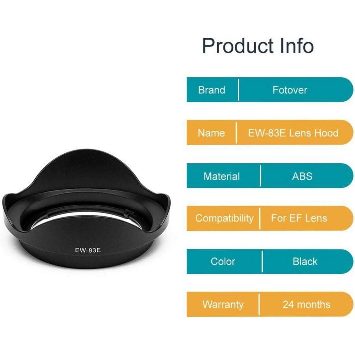 Gegenlichtblende Ersatz EFS 10-22mm 16-35mm 17-40mm USM EW-83E