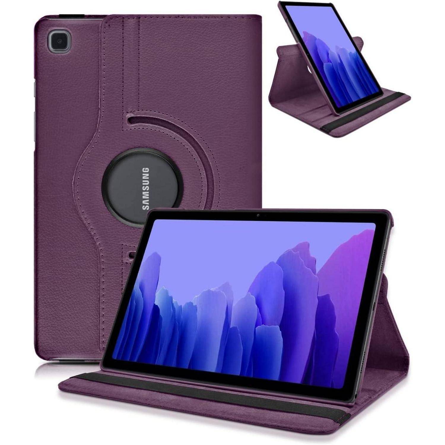 Tablet Hülle Tab A7 10.4 Rotation Stand Leder Violett Lila