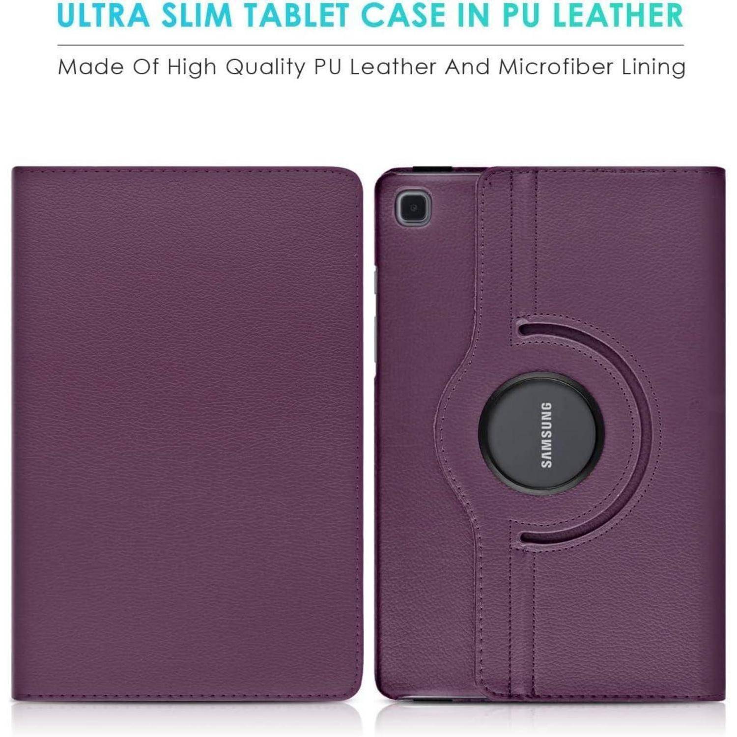 Tablet Hülle Tab A7 10.4 Rotation Stand Leder Violett Lila