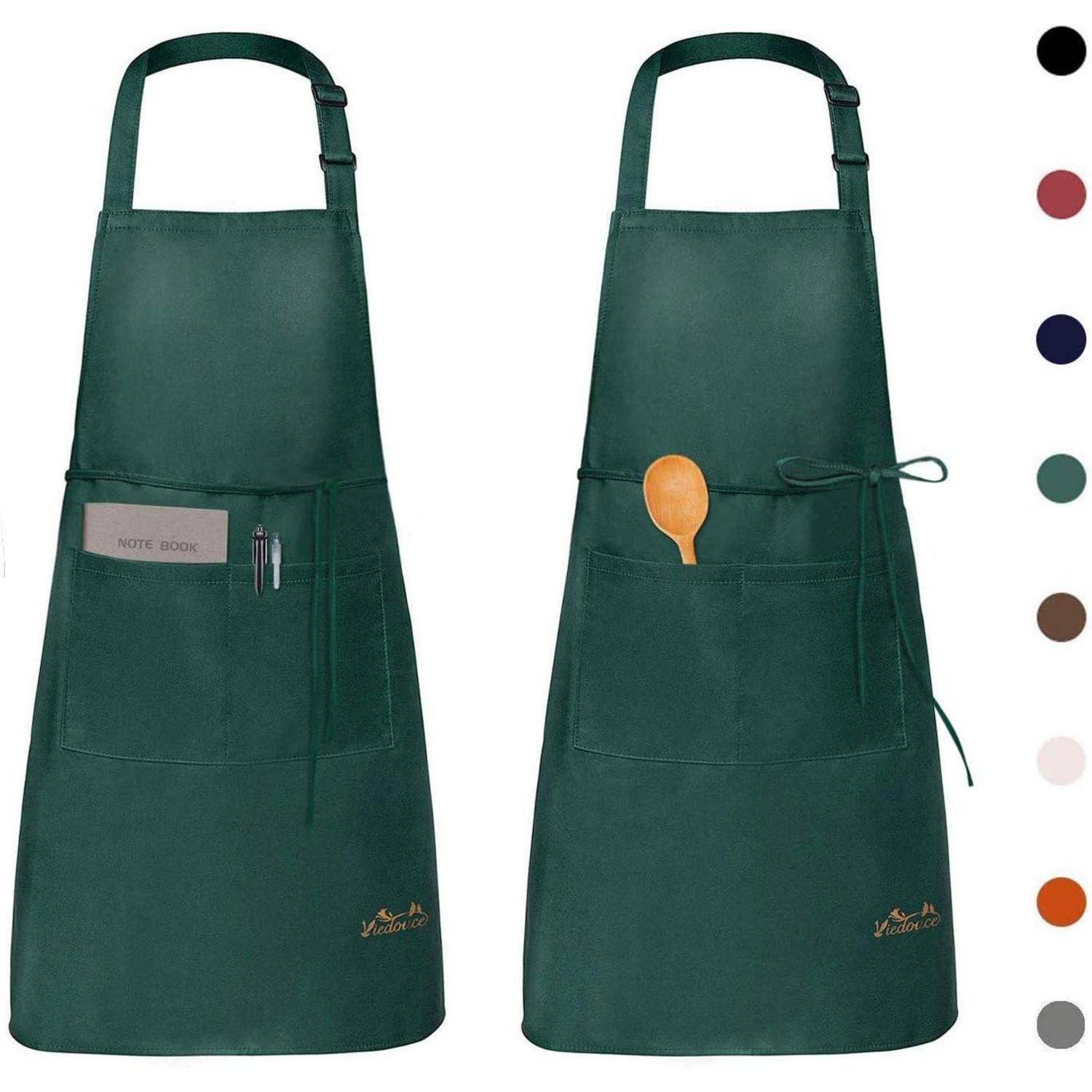 Schürze Kochschürze Grillschürze Grün Wasserdichtes Verbundmaterial