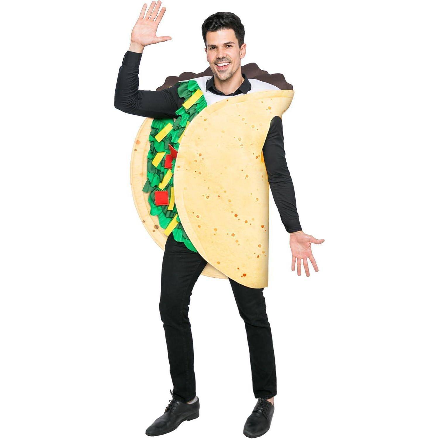 Bananen Kostüm Erwachsene Unisex Halloween Karneval Set Taco L