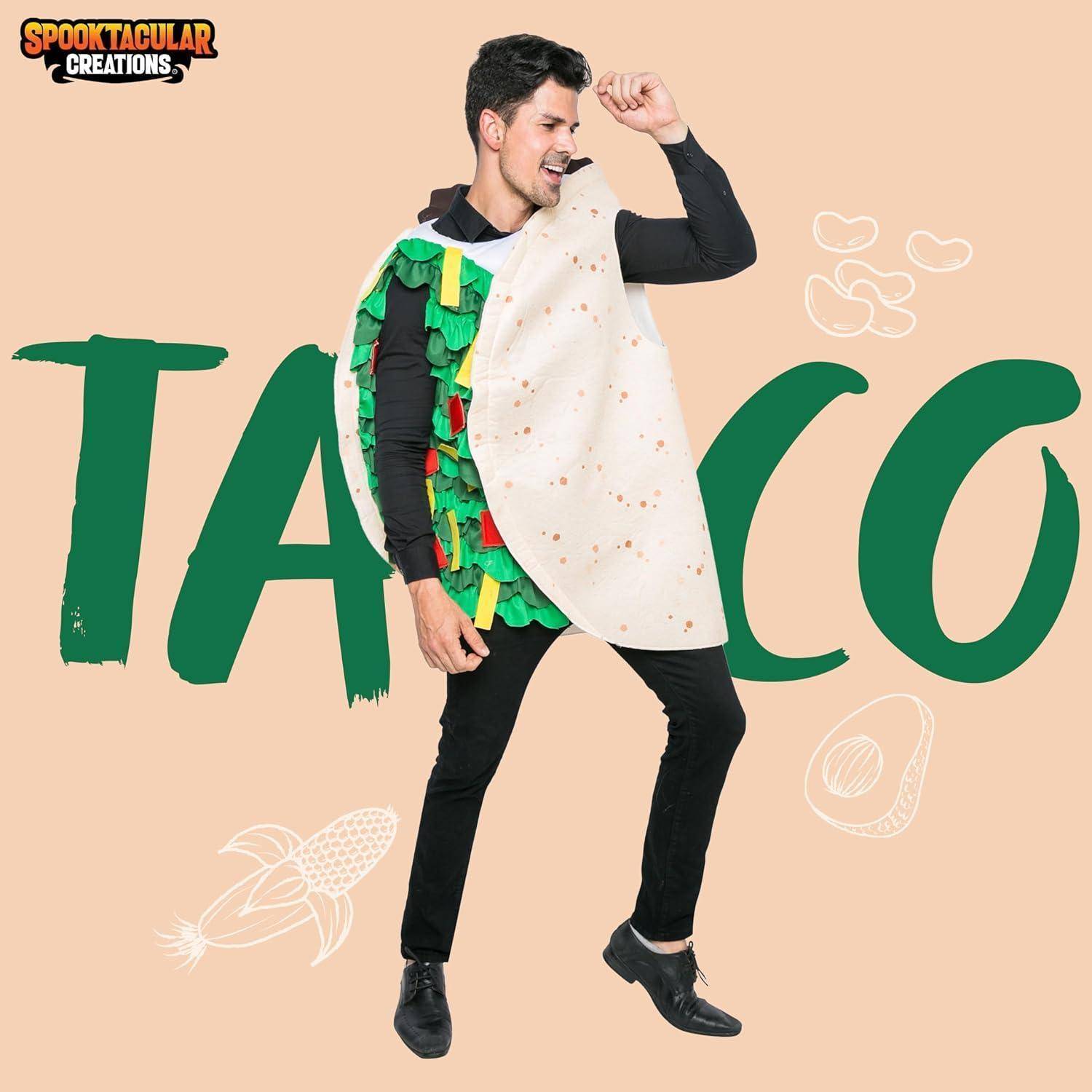 Bananen Kostüm Erwachsene Unisex Halloween Karneval Set Taco L