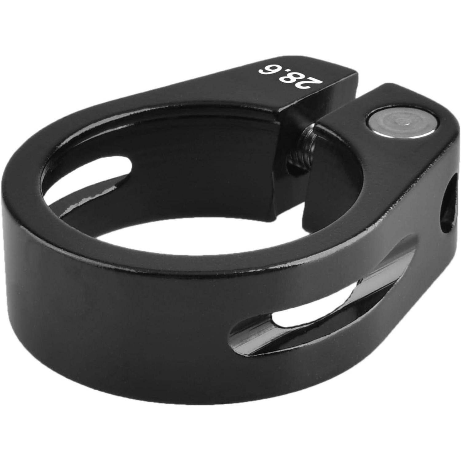 Sattelklemme Schnellspanner MTB Rennrad 25,4mm 01 Schwarz 28.6mm